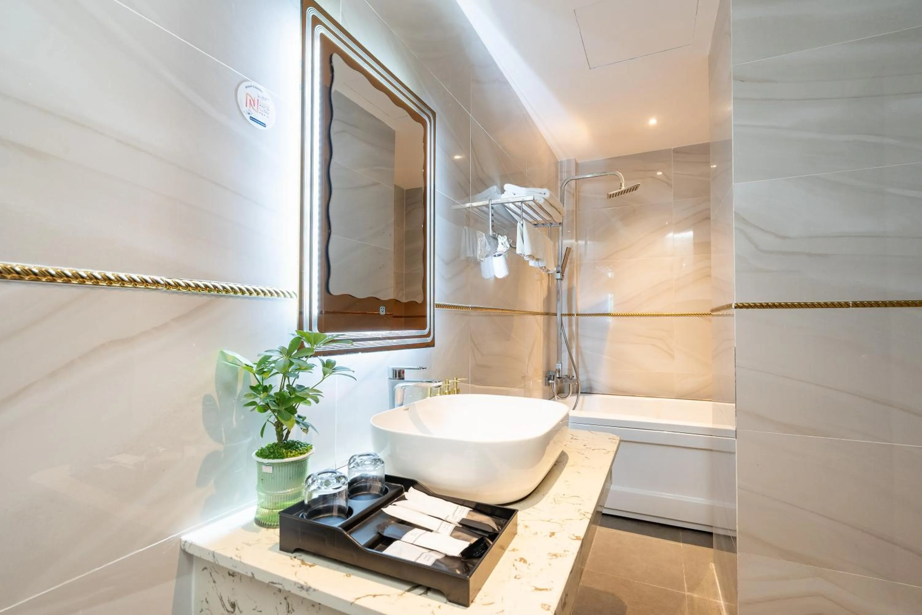 Toilet in Nicecy Saigon Hotel