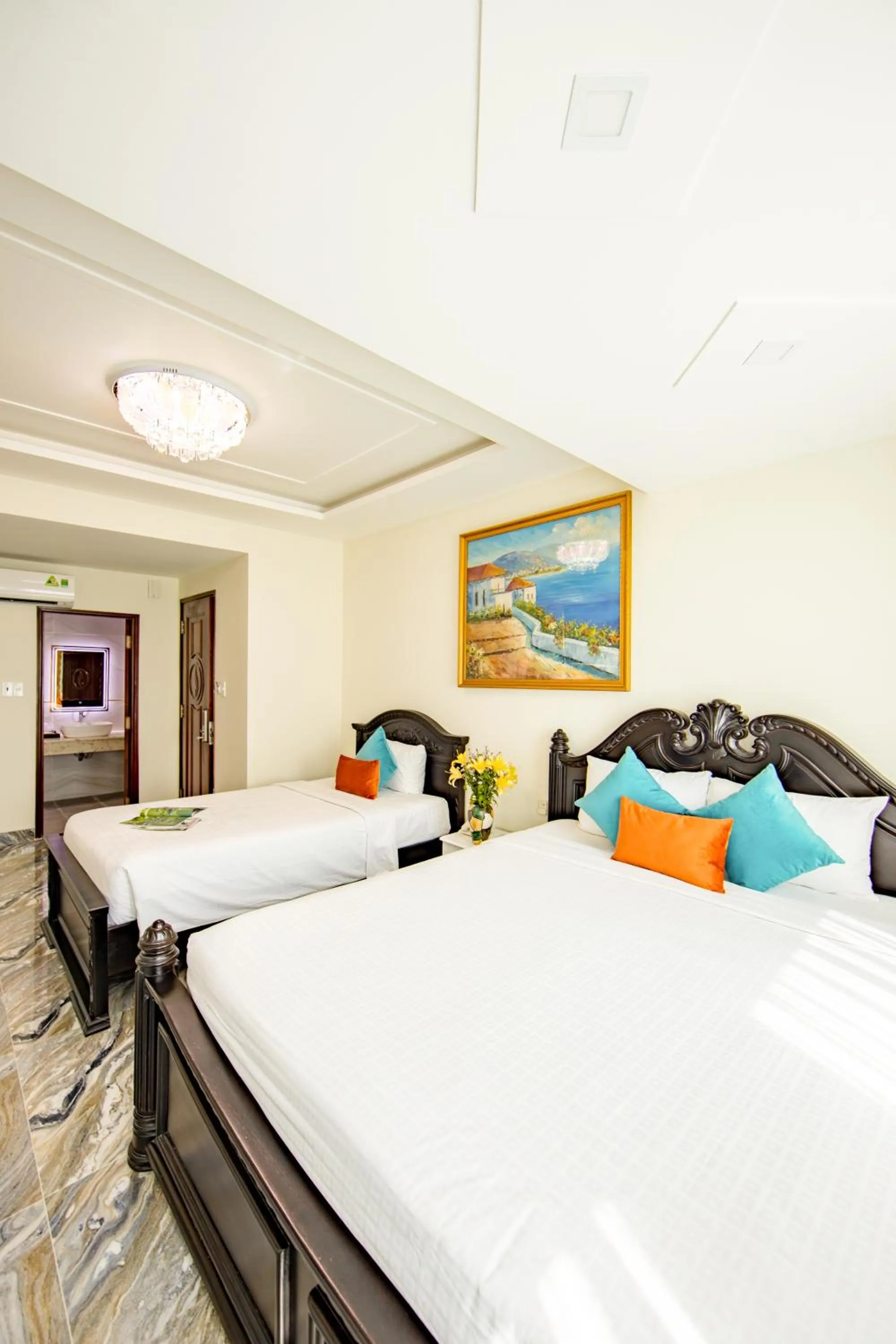 Bed in Nicecy Saigon Hotel