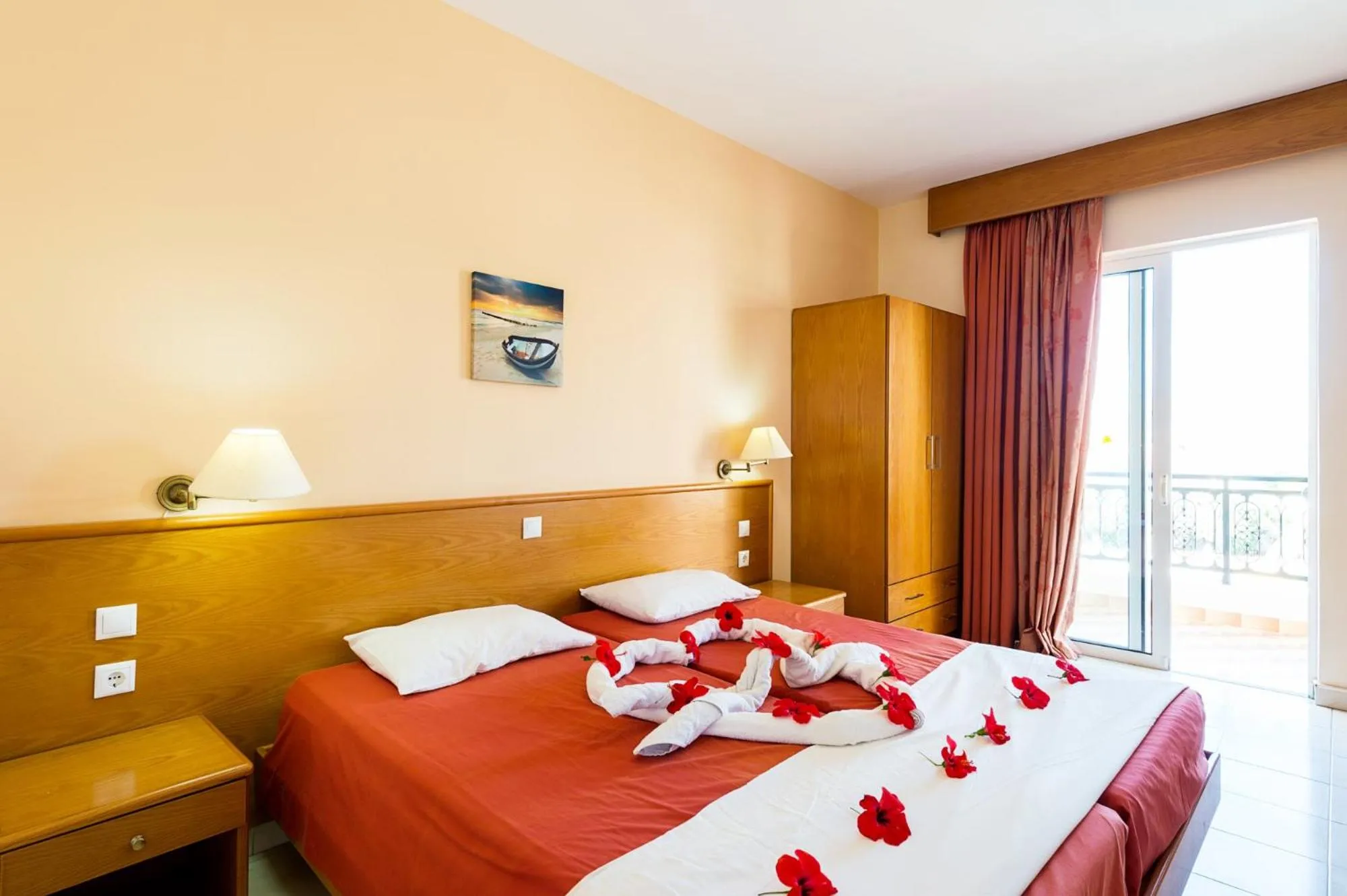 Bed in Summer Memories Aparthotel