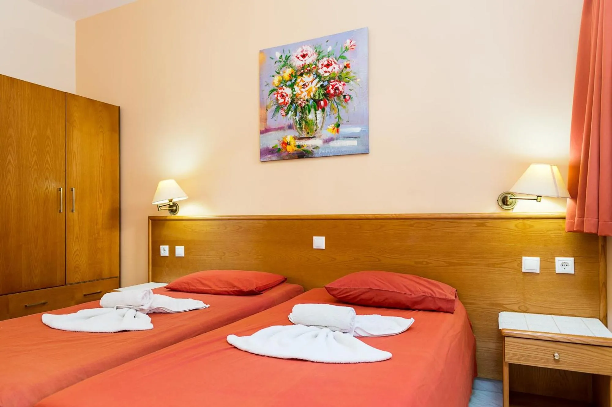 Bed in Summer Memories Aparthotel