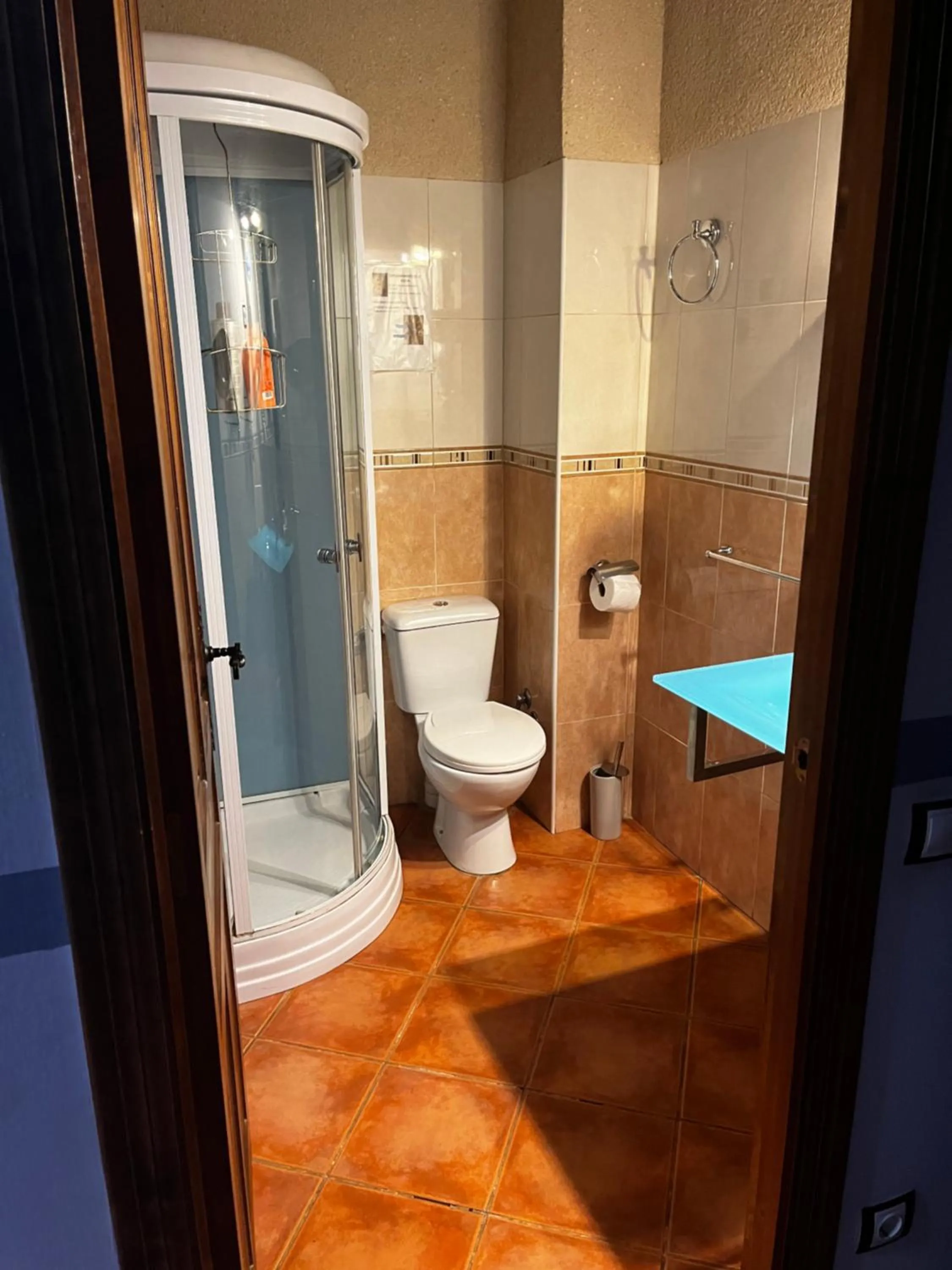 Shower in Hotel Casa de la Fuente