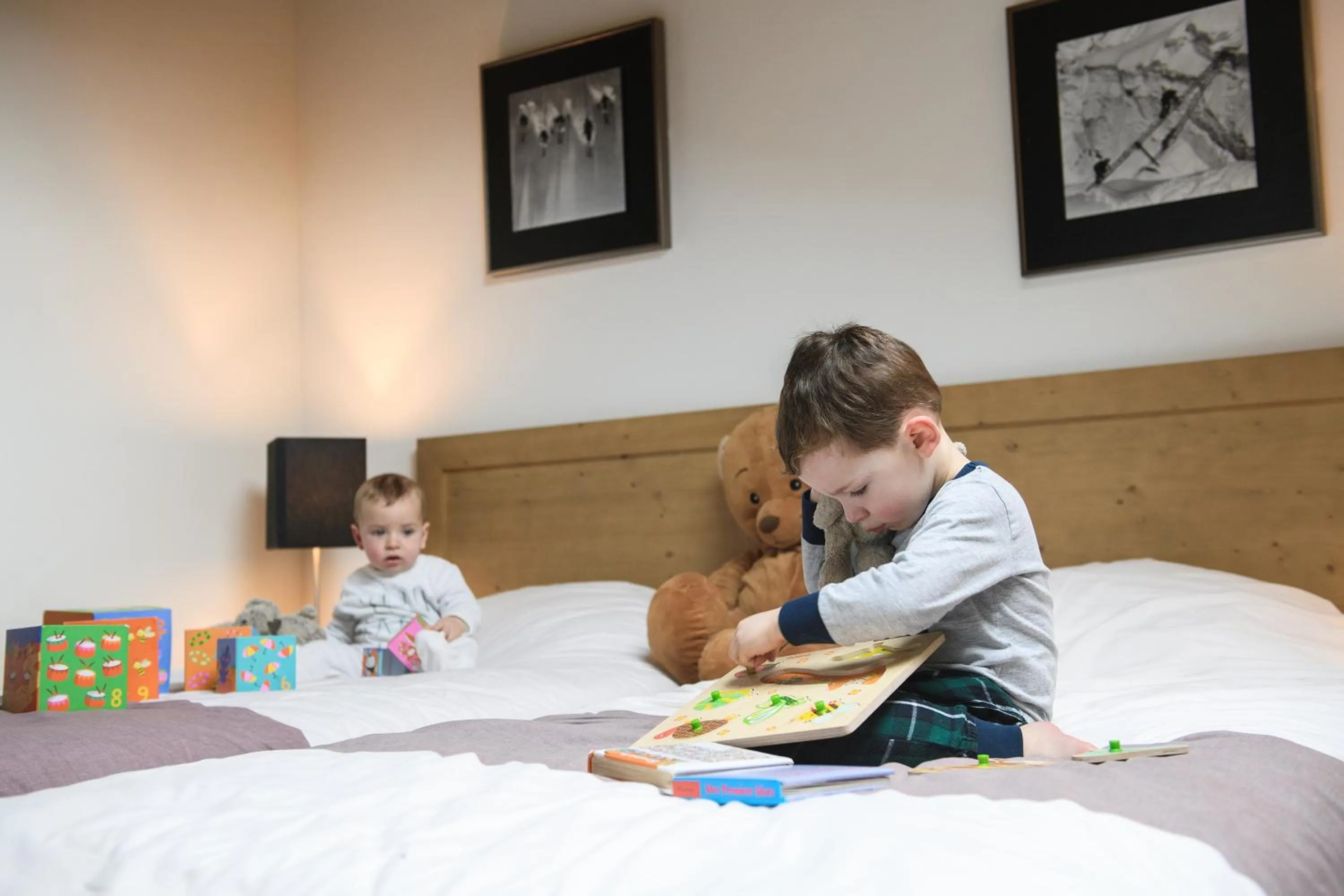Bedroom in CGH Résidences & Spas Les Chalets de Jouvence
