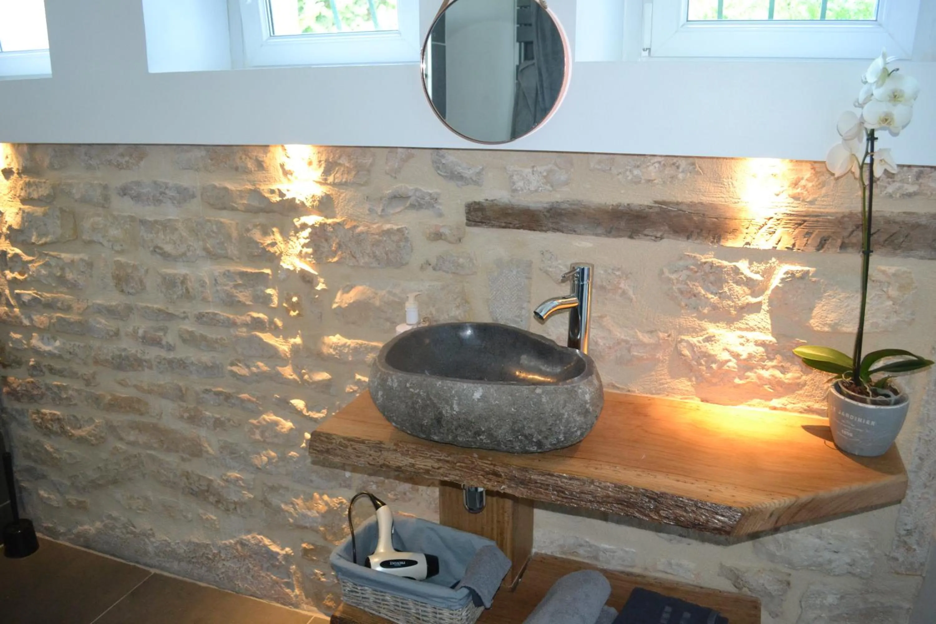 Bathroom in Les Cottages de la Norge