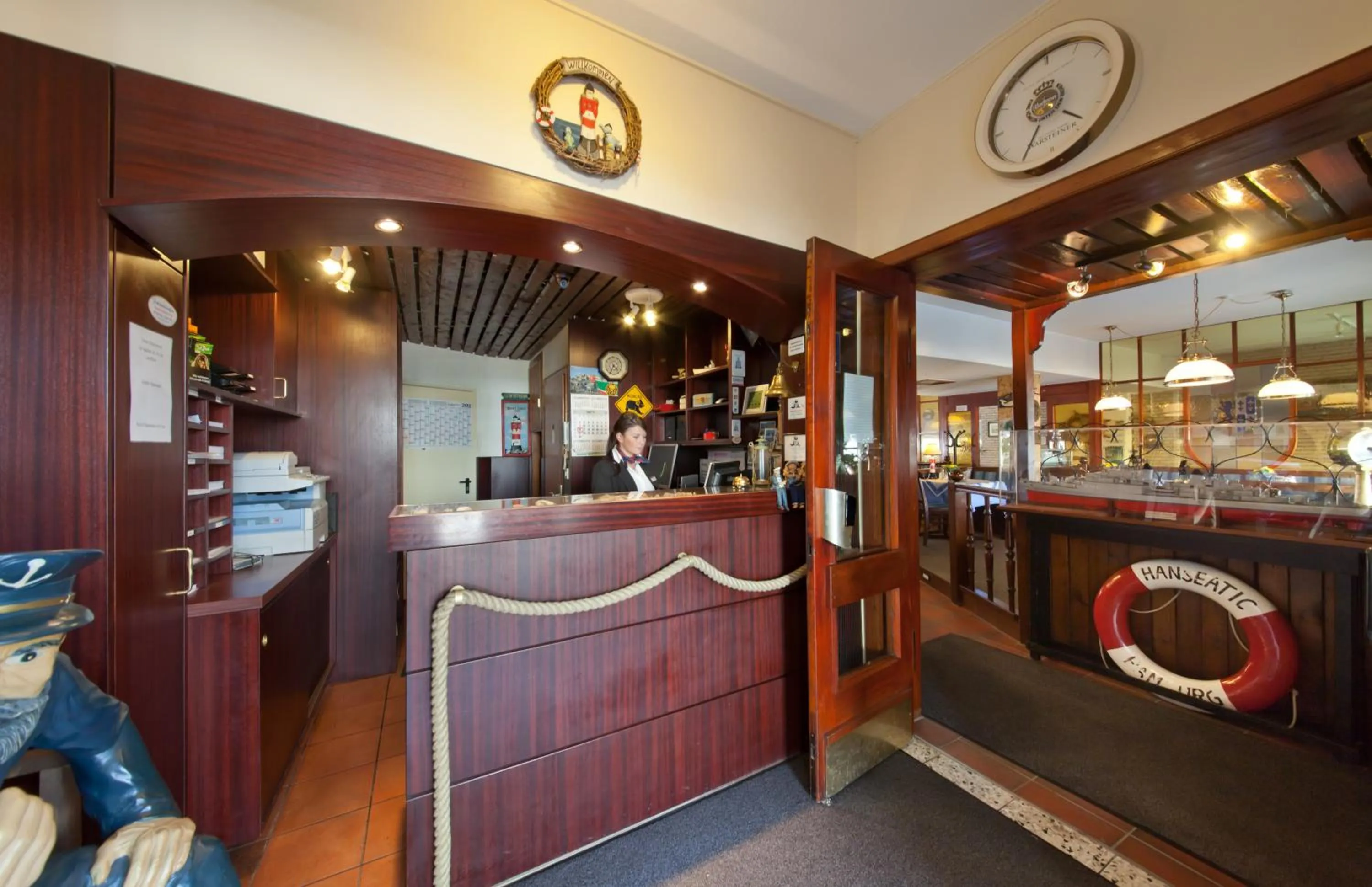 Lobby or reception in Hotel Hagemann Hamburg Hafen