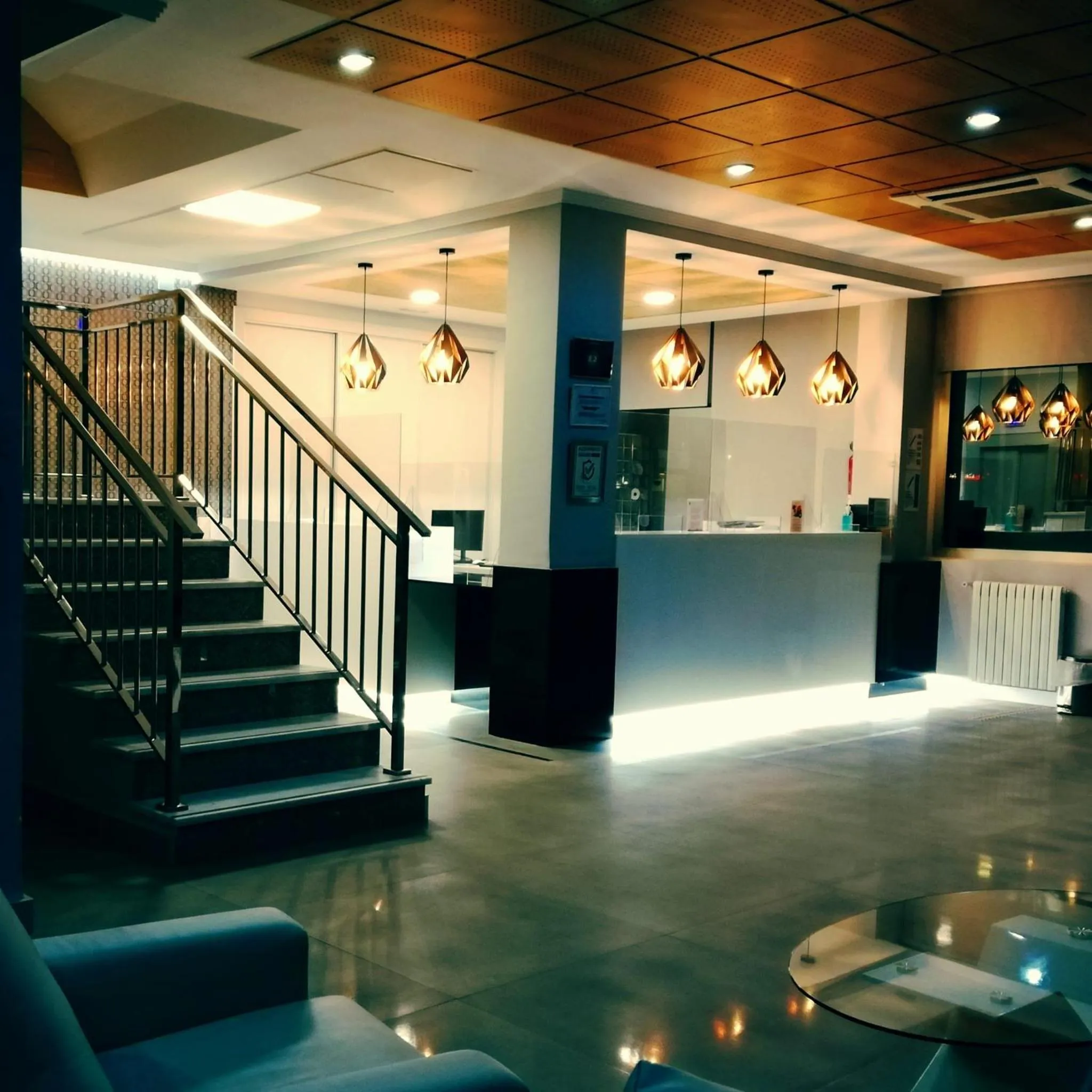 Lobby or reception in Hotel Castilla