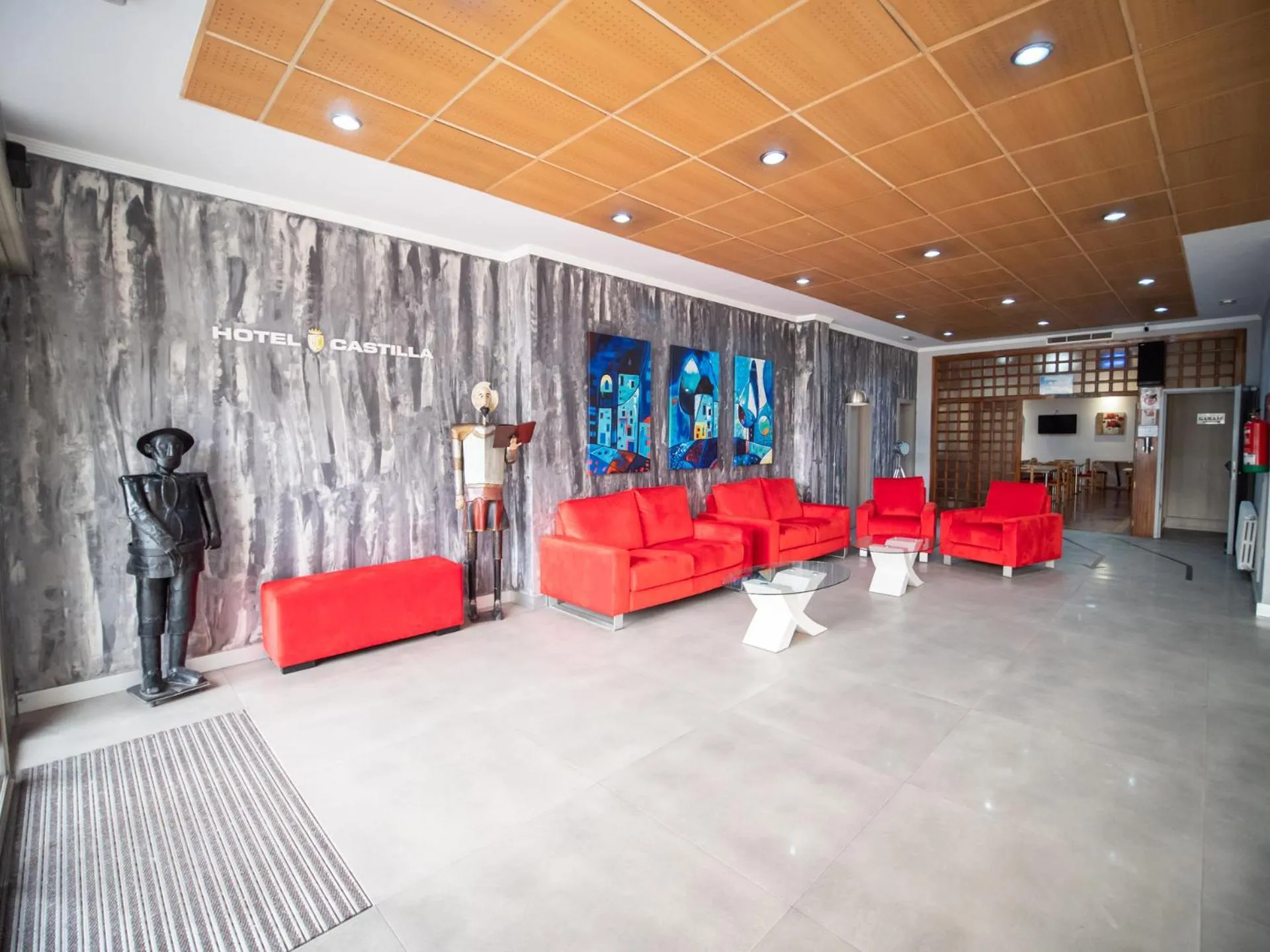Lobby or reception in Hotel Castilla