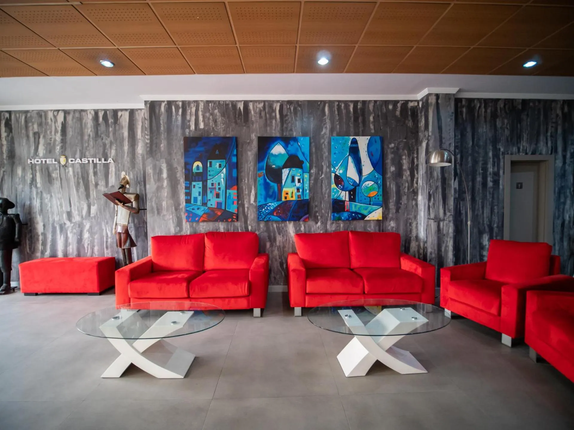 Lobby or reception in Hotel Castilla