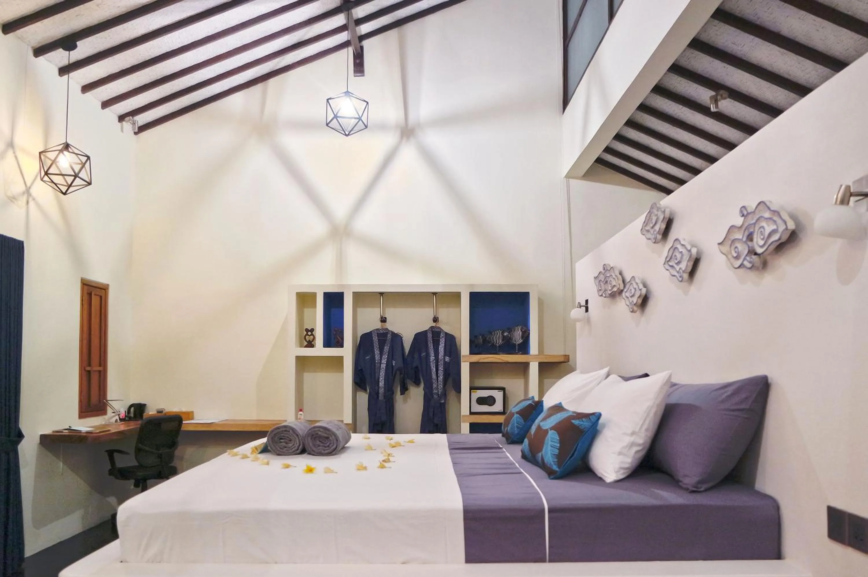 Bed in Stay Shark Villas Gili Air