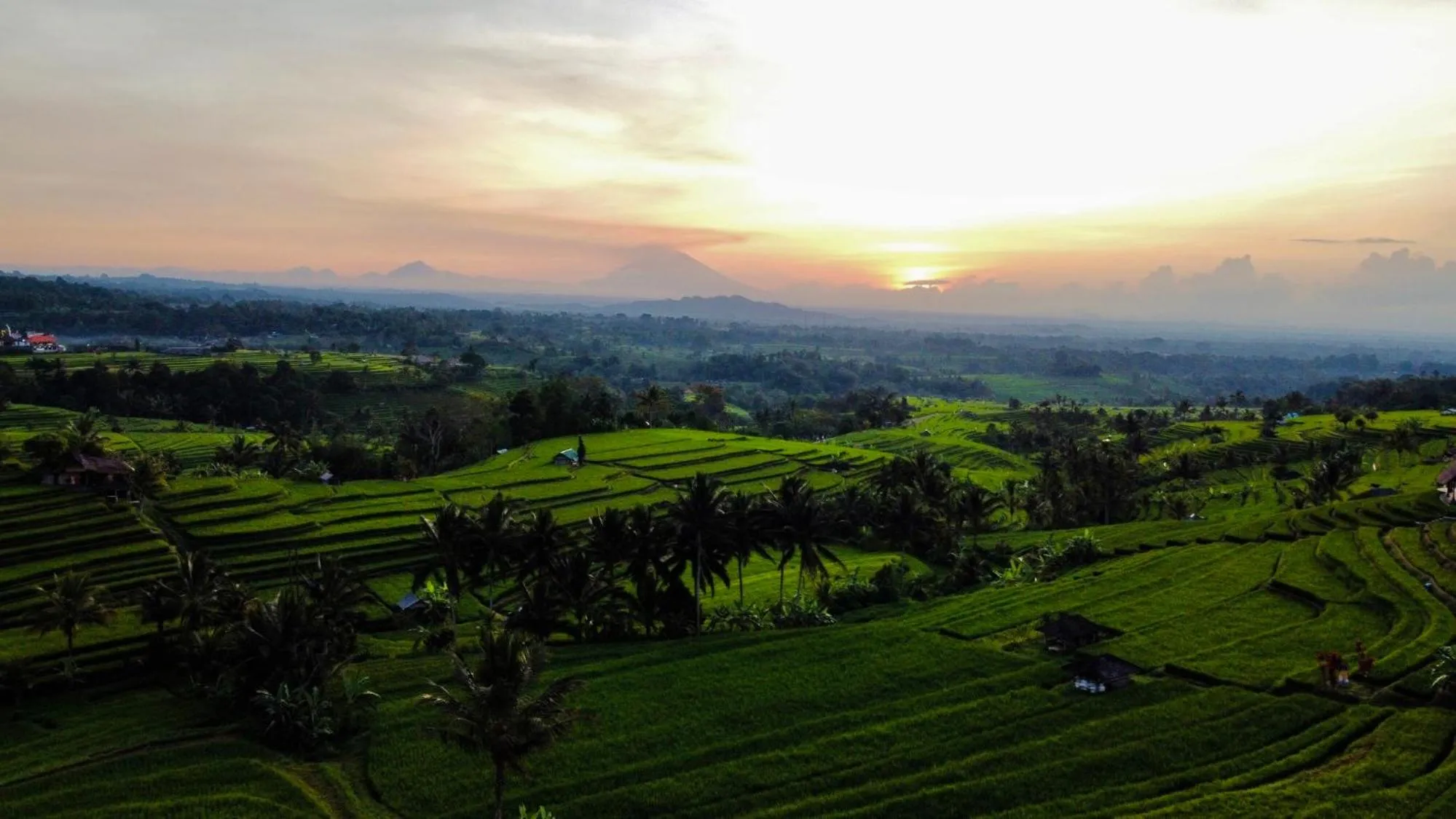 Sunrise in Bhuana Agung Villa and Restaurant