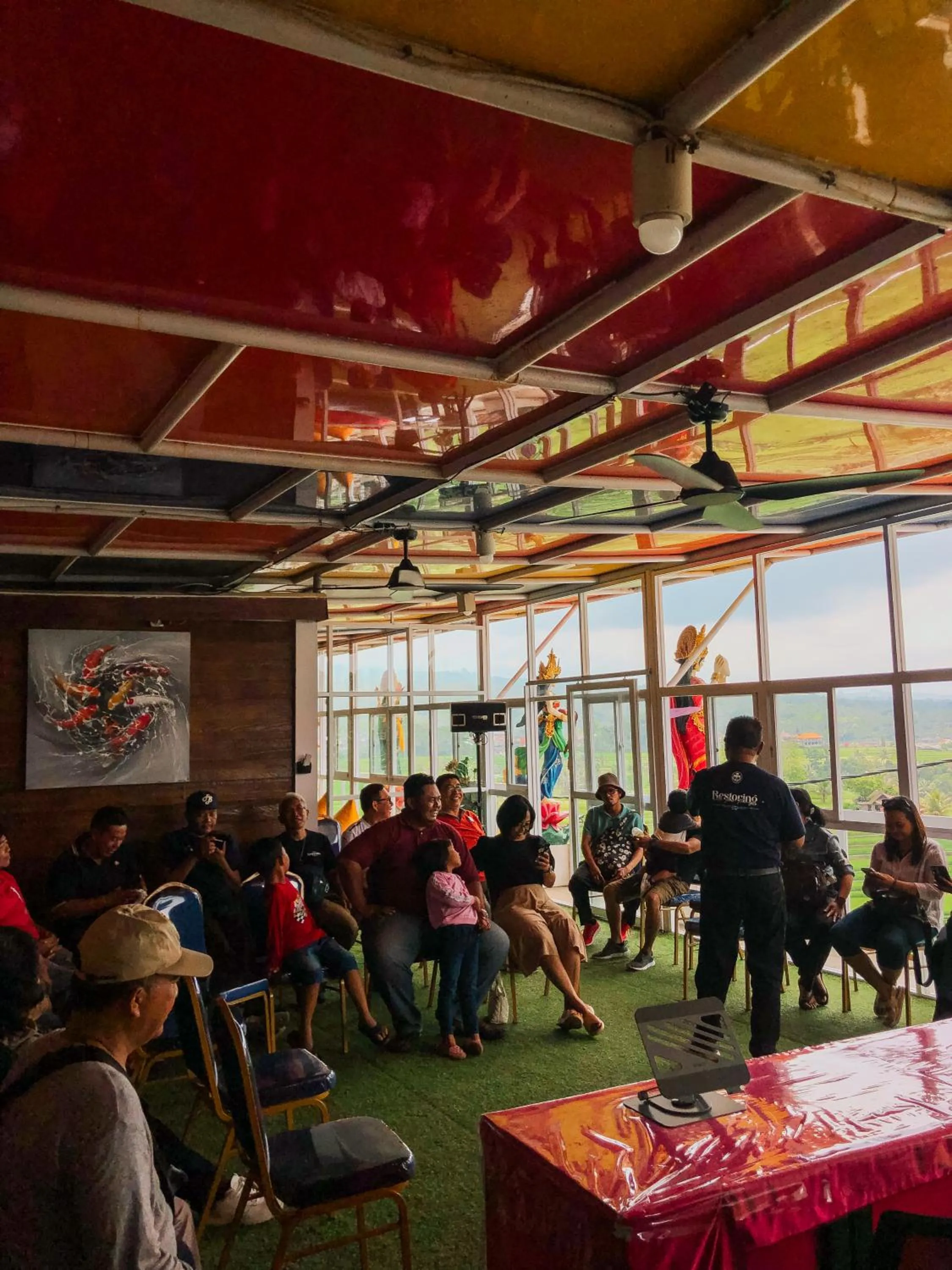 Meeting/conference room in Bhuana Agung Villa and Restaurant