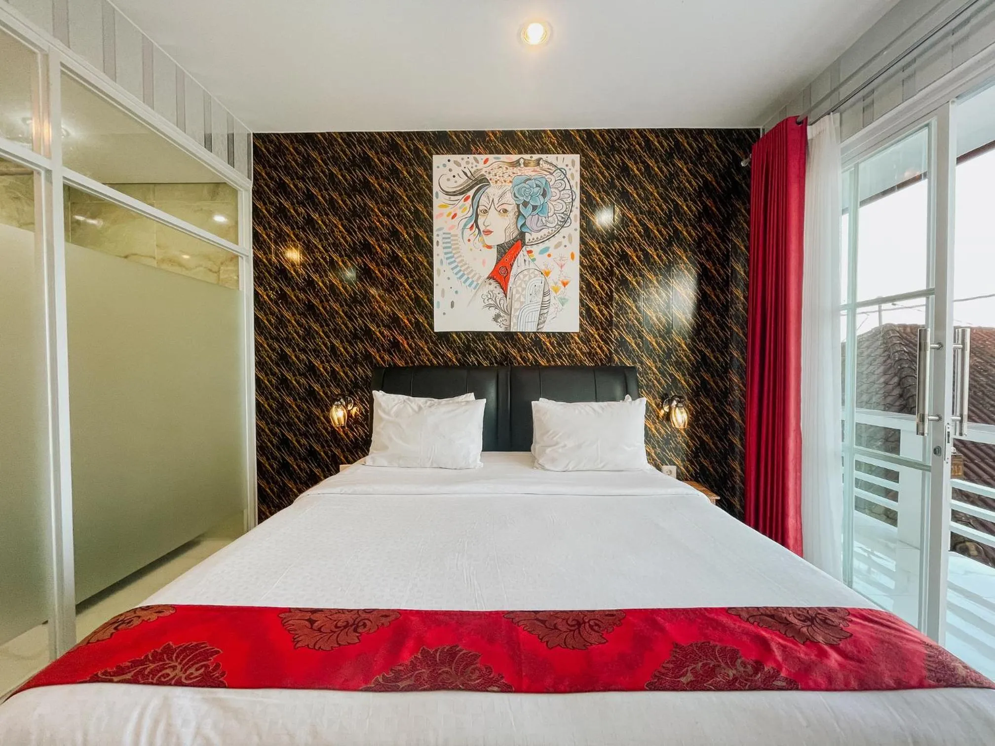 Bedroom, Bed in Bhuana Agung Villa and Restaurant