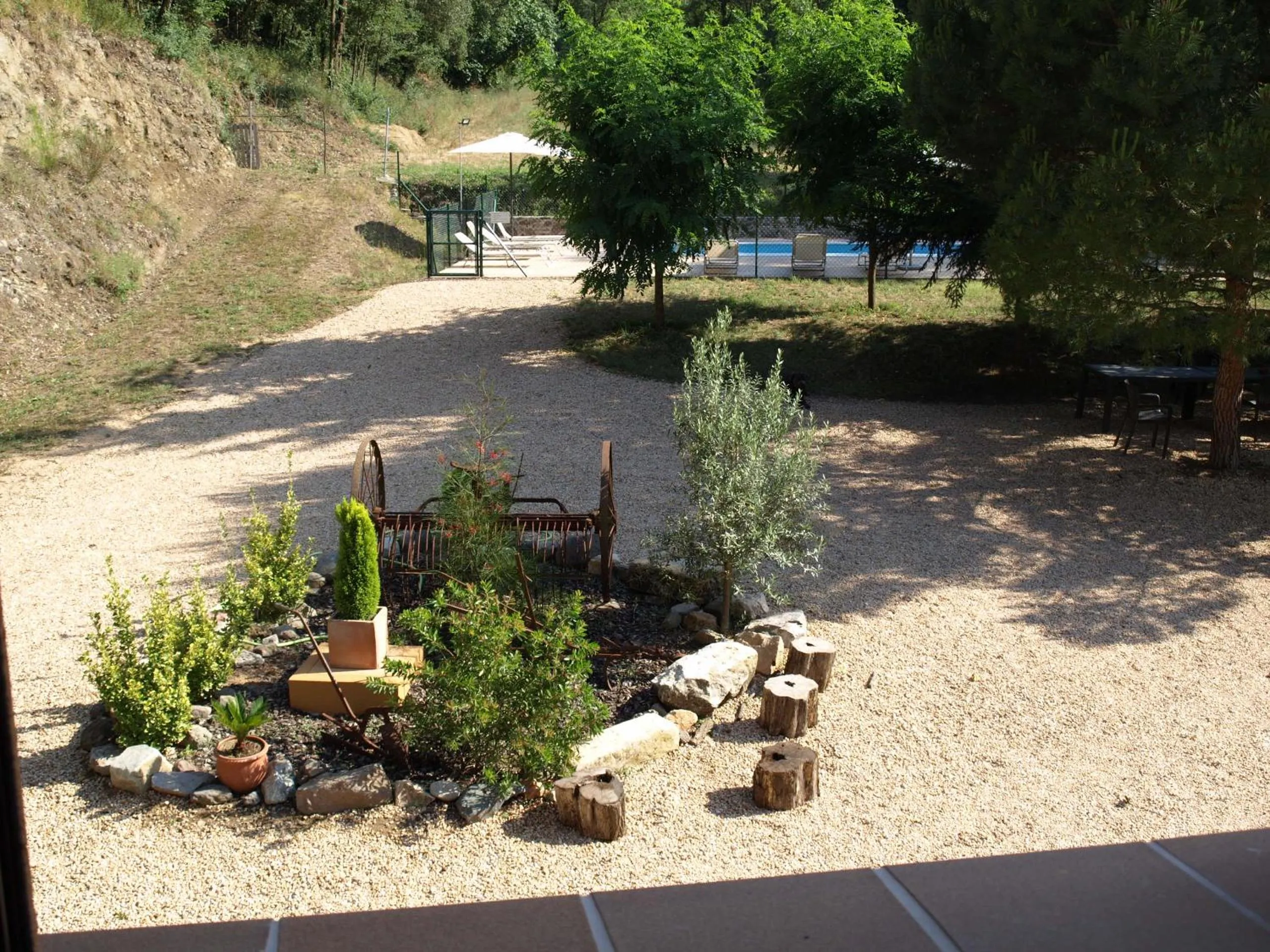 Garden view in Can Dalemus