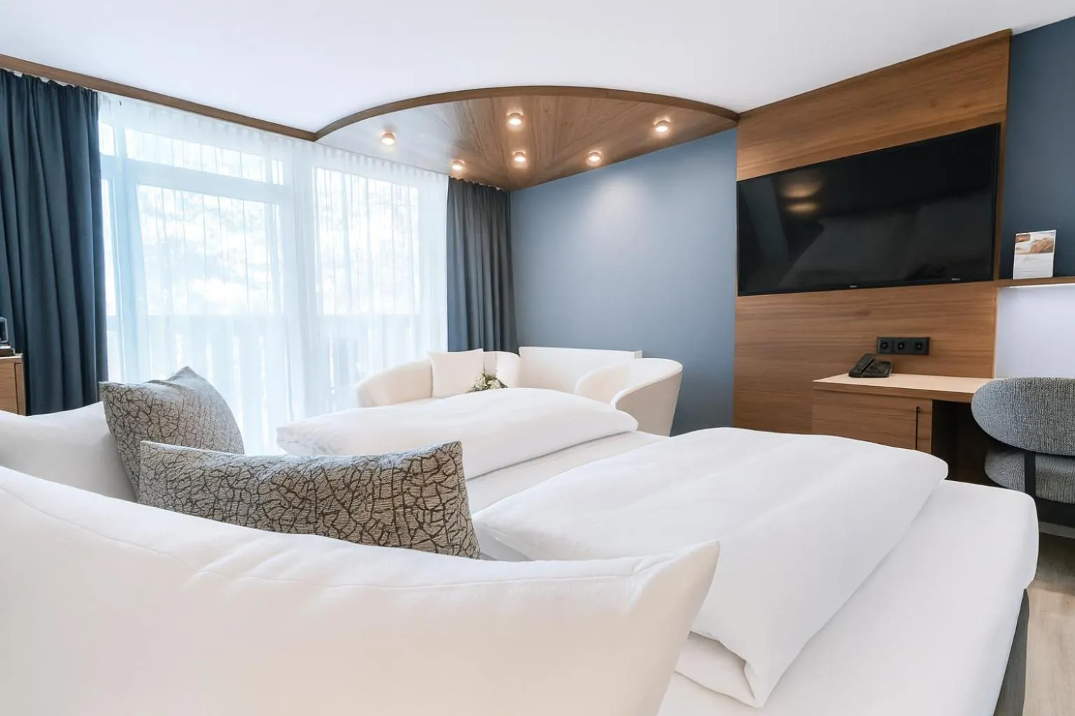 Bed in Johannesbad Hotel Königshof