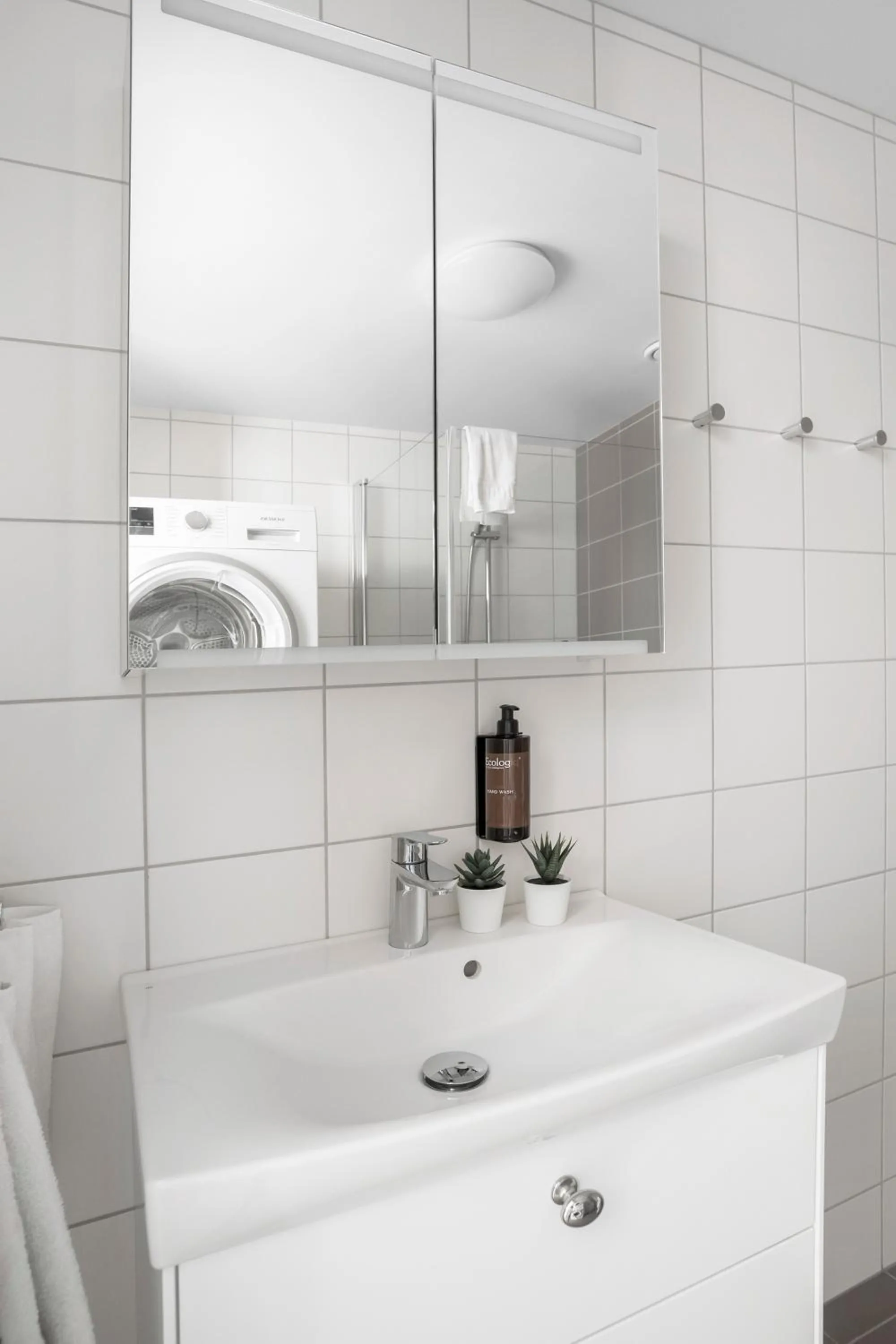 Bathroom in Forenom Hotel Flemingsberg - 10min from Älvsjö