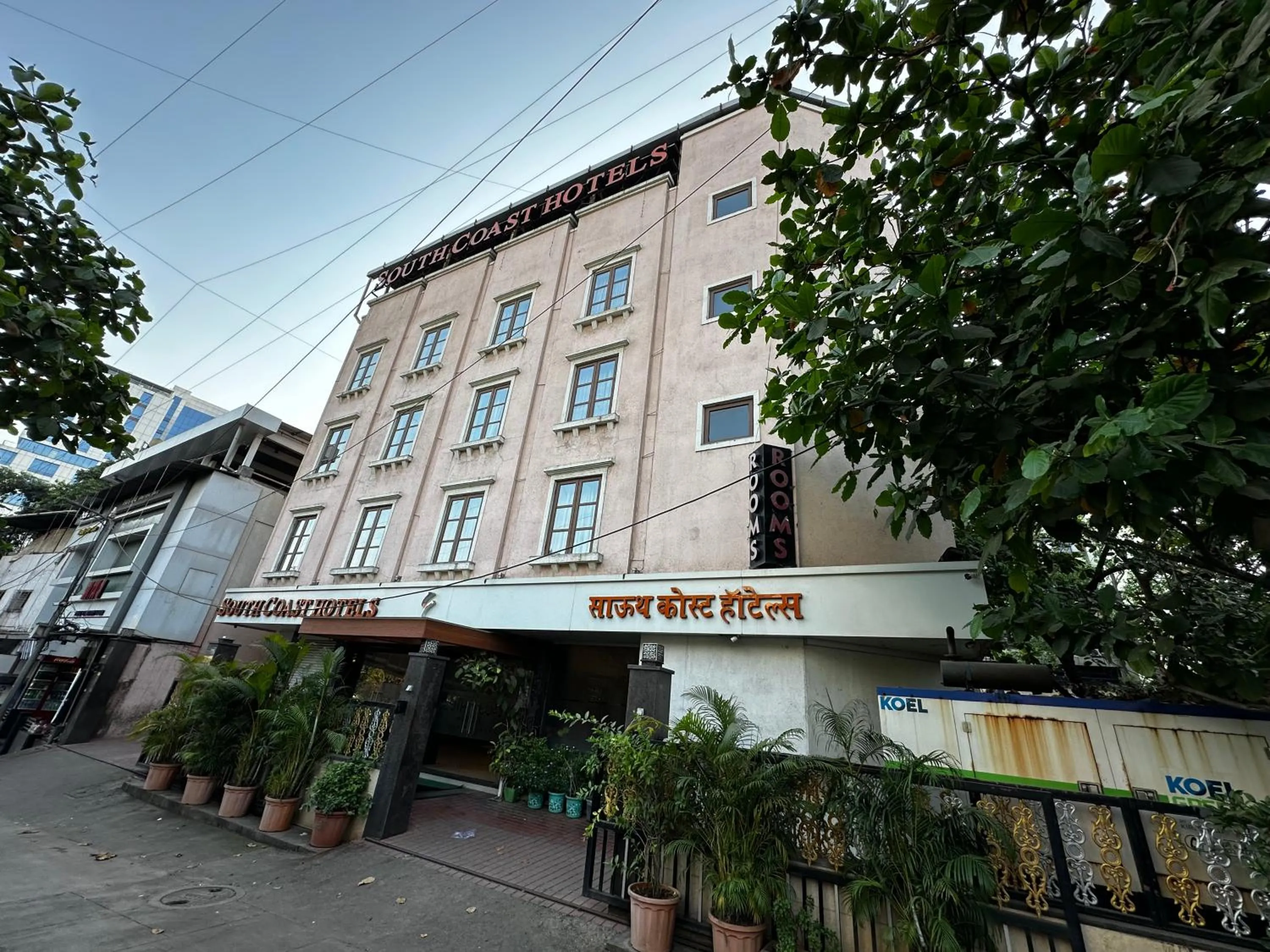 Property building in South Coast Hotel Wagle Estate Thane