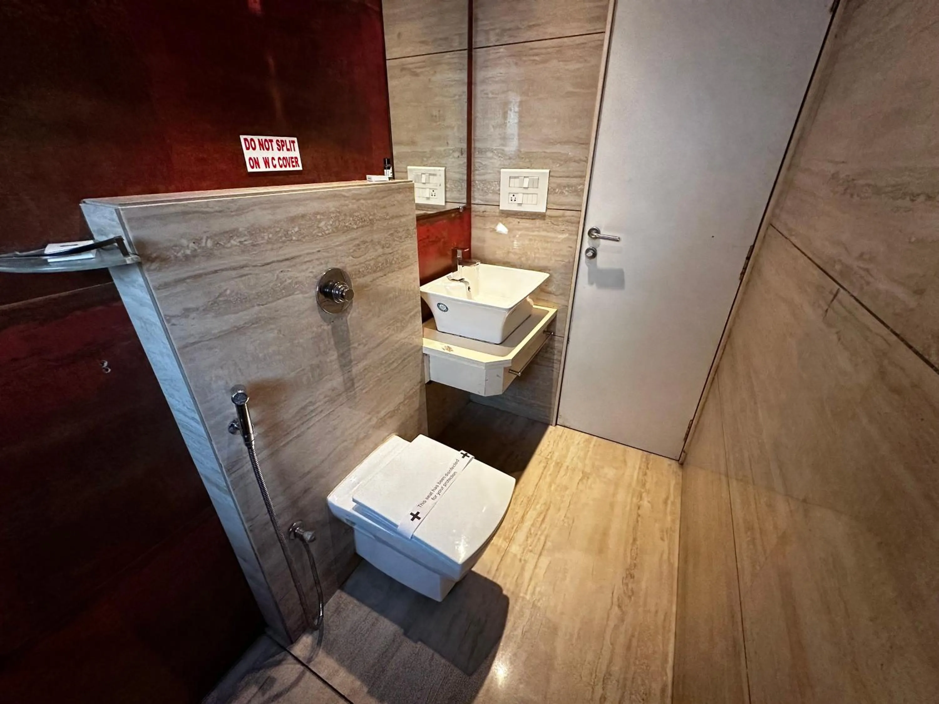 Toilet in South Coast Hotel Wagle Estate Thane