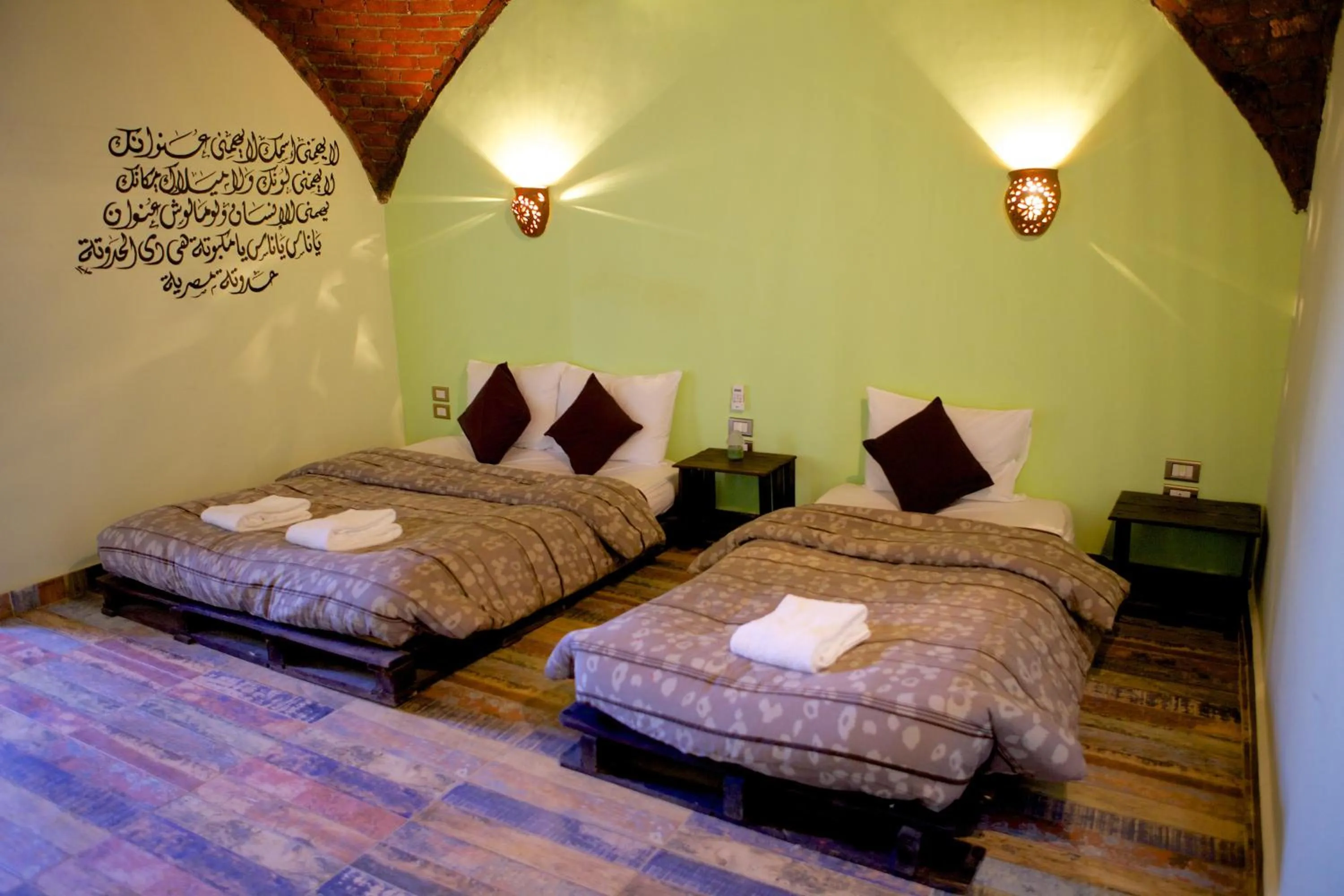 Bed in Hadouta Masreya Nubian Guest House