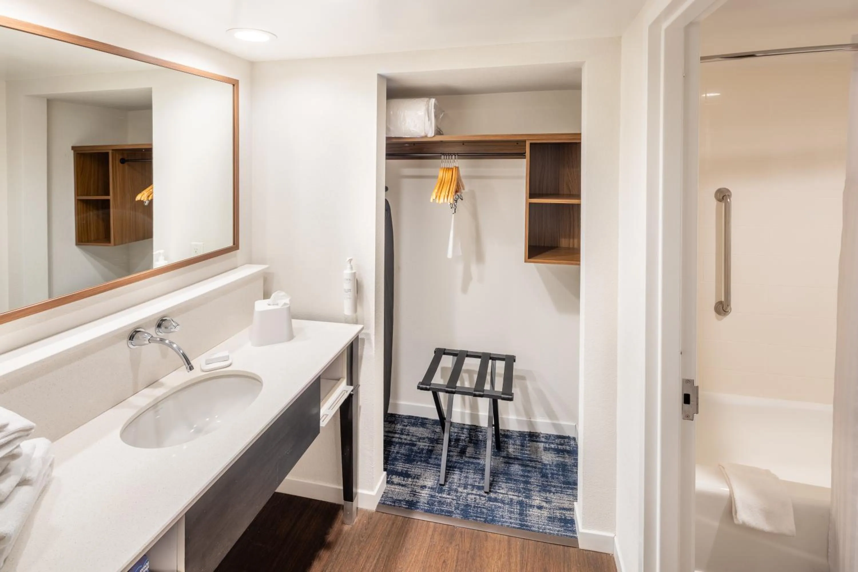 Bathroom in Hampton Inn and Suites Asheville Airport