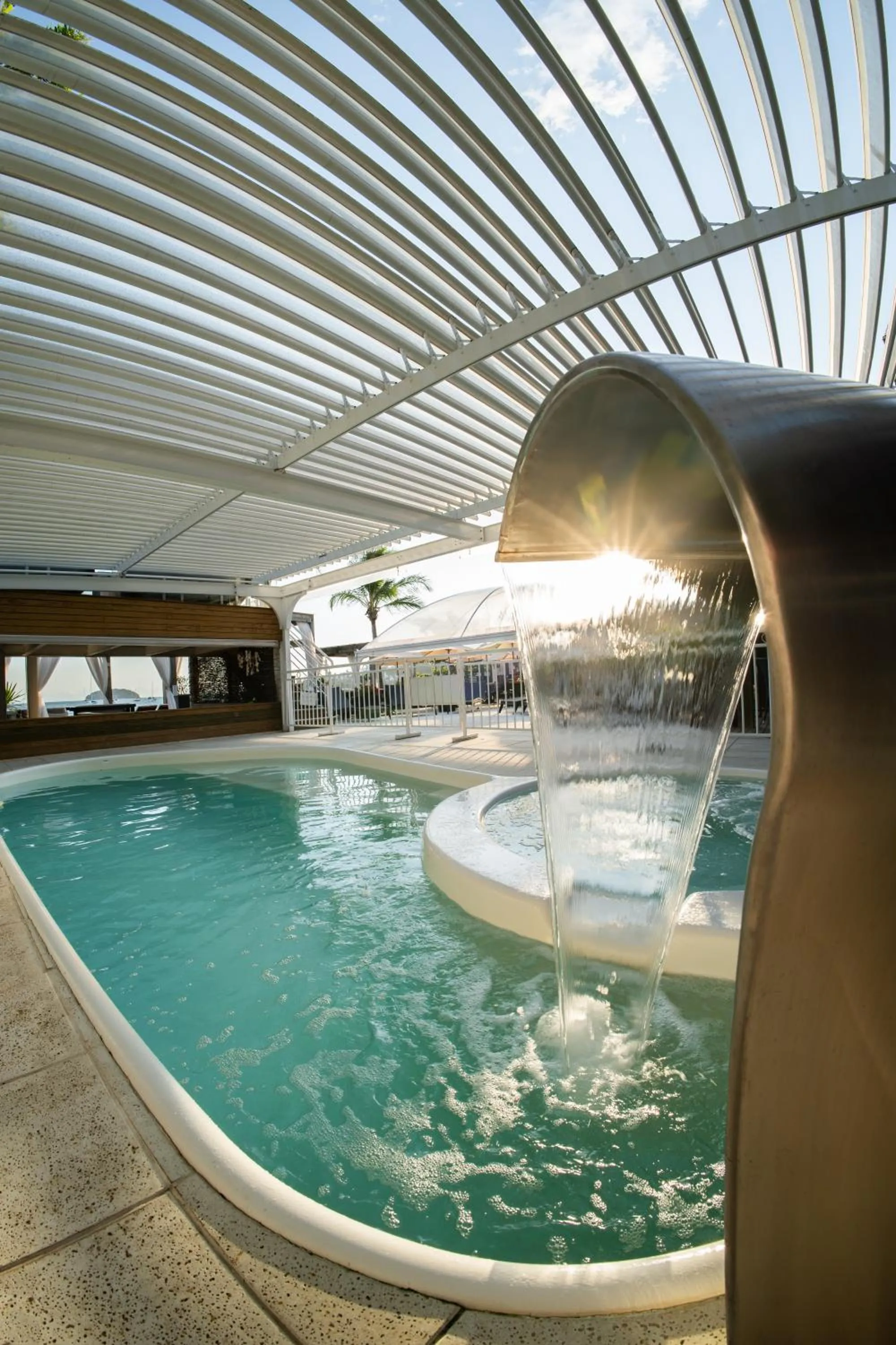 Pool view in Pousada dos Sonhos