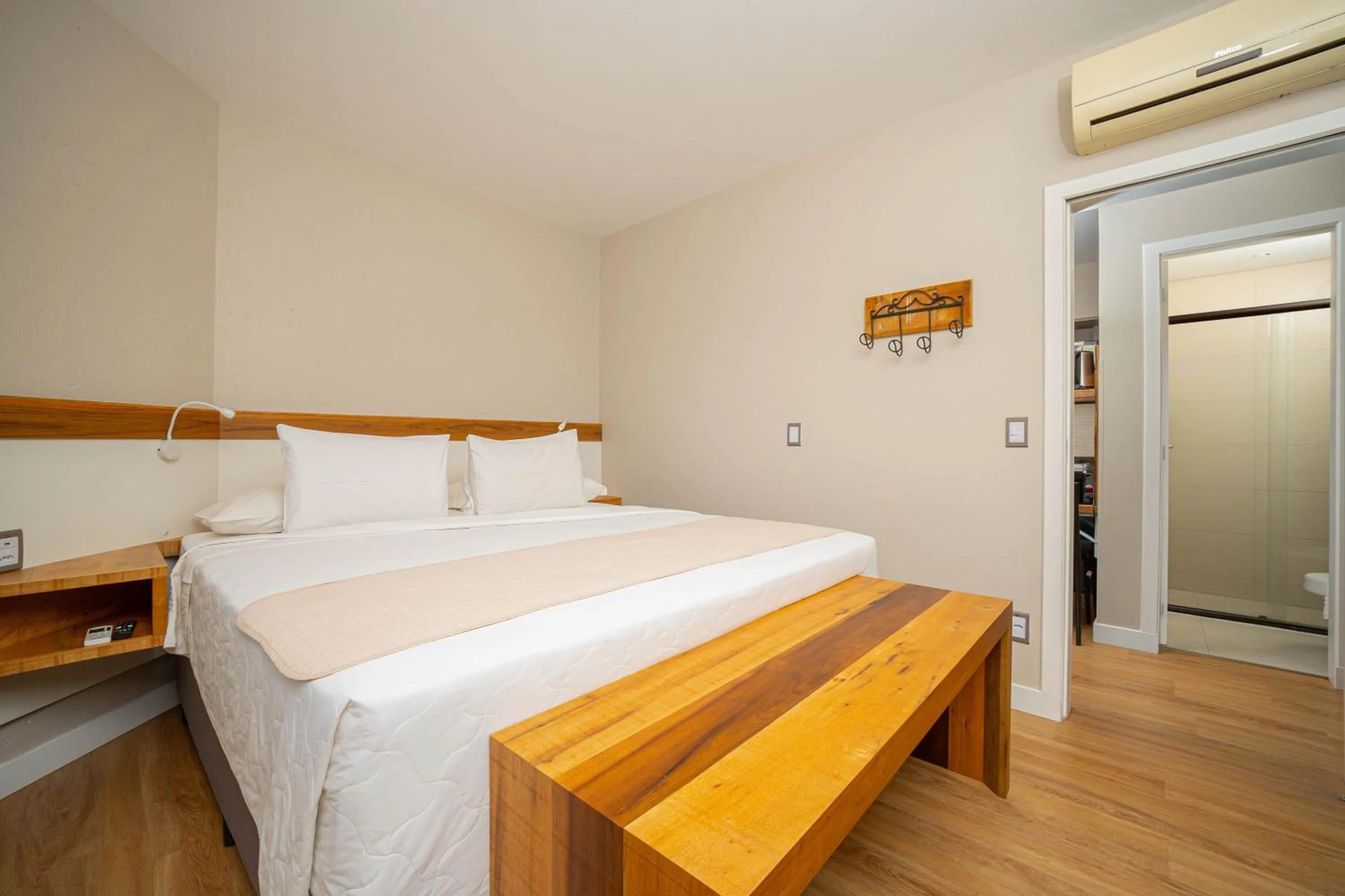 Bed in Pousada dos Sonhos