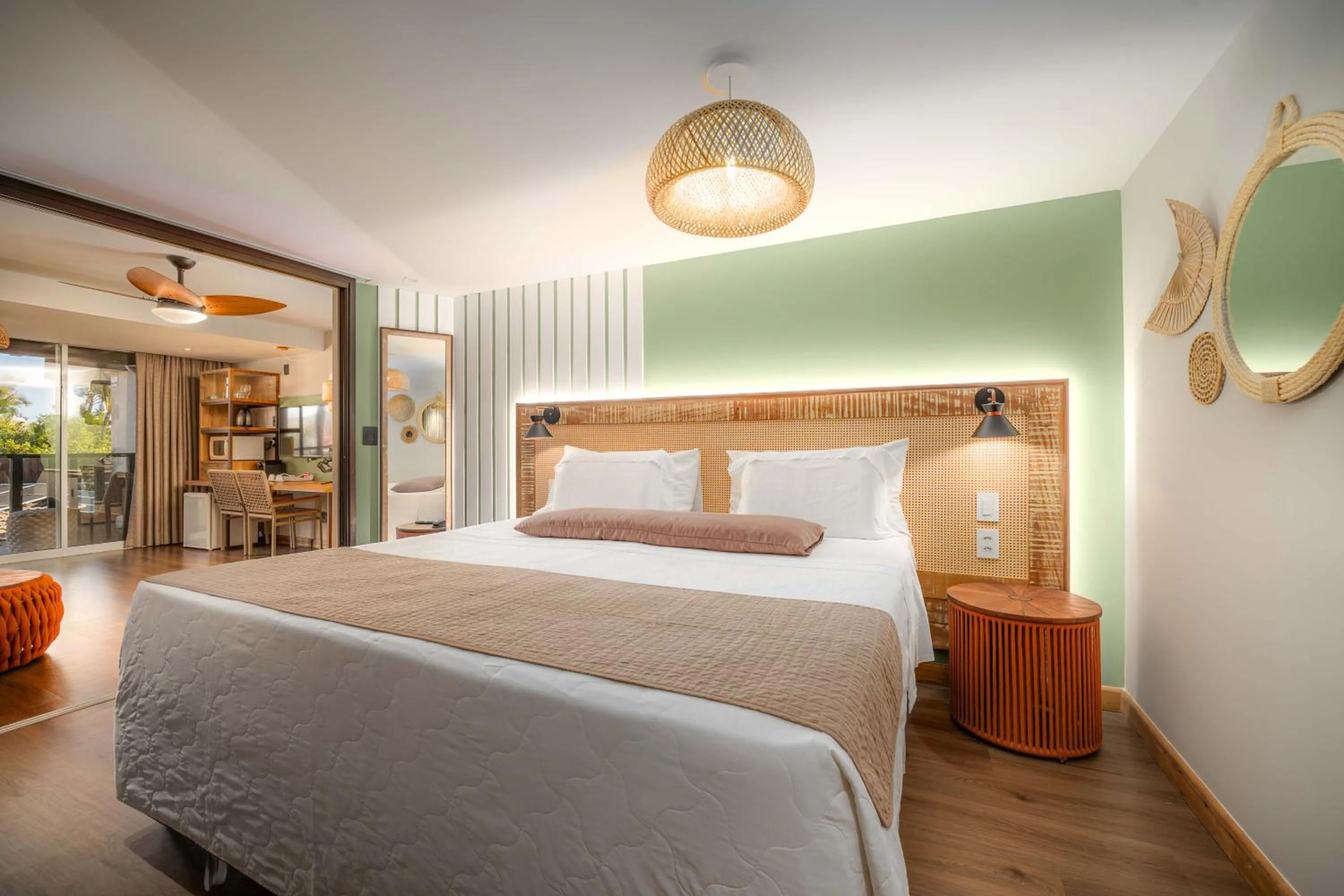 Bed in Pousada dos Sonhos