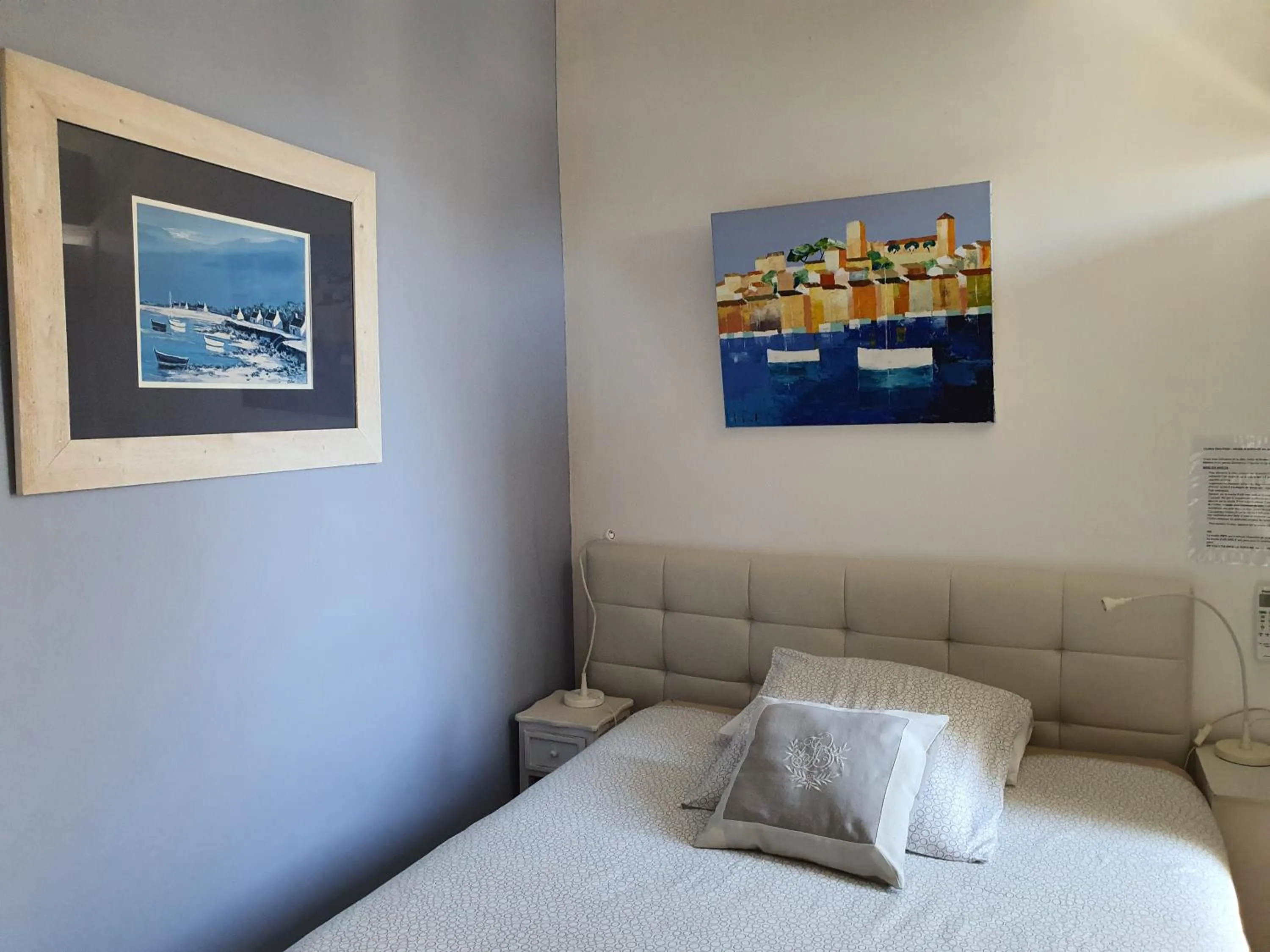 Bed in B&B Le Patio En Ville - Chambres d'hôtes