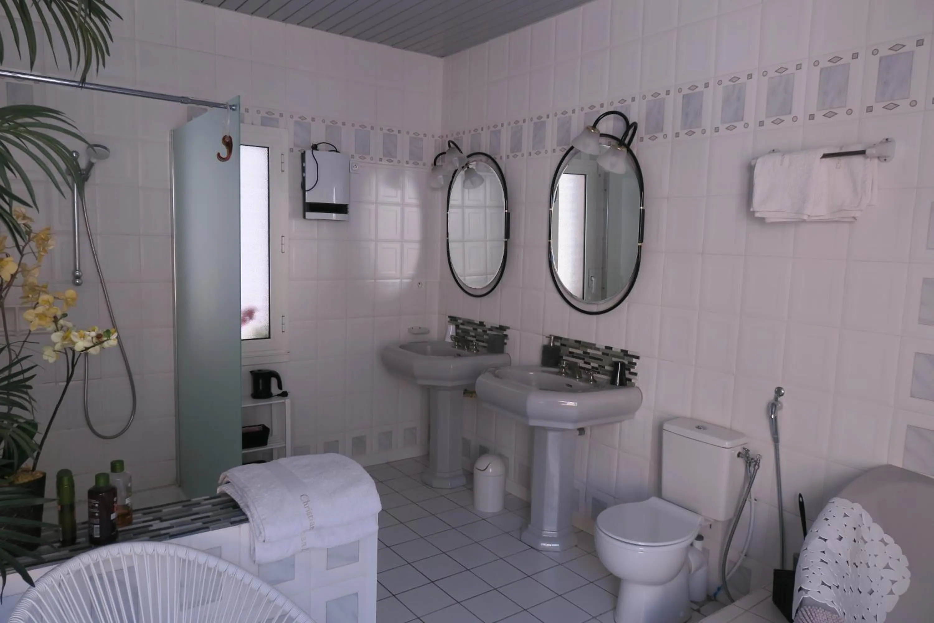 Shower in B&B Le Patio En Ville - Chambres d'hôtes