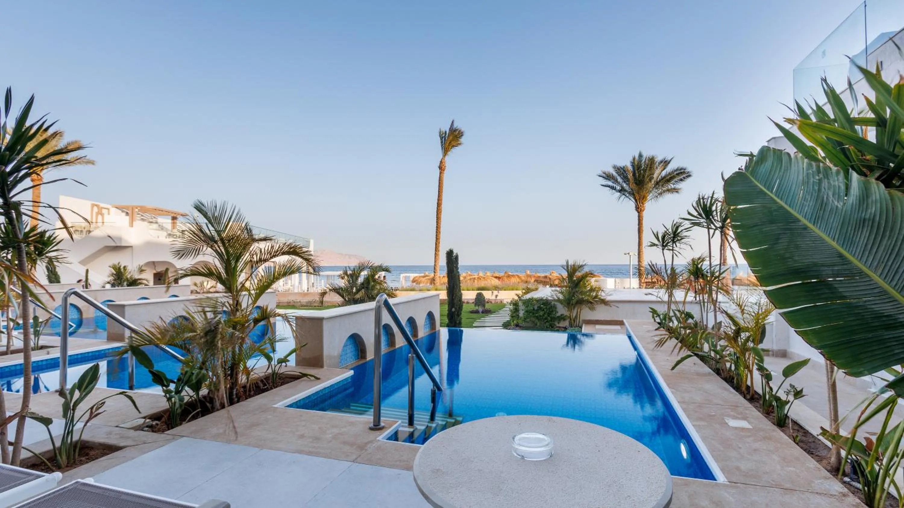 Pool view in Sunrise Remal Beach Resort