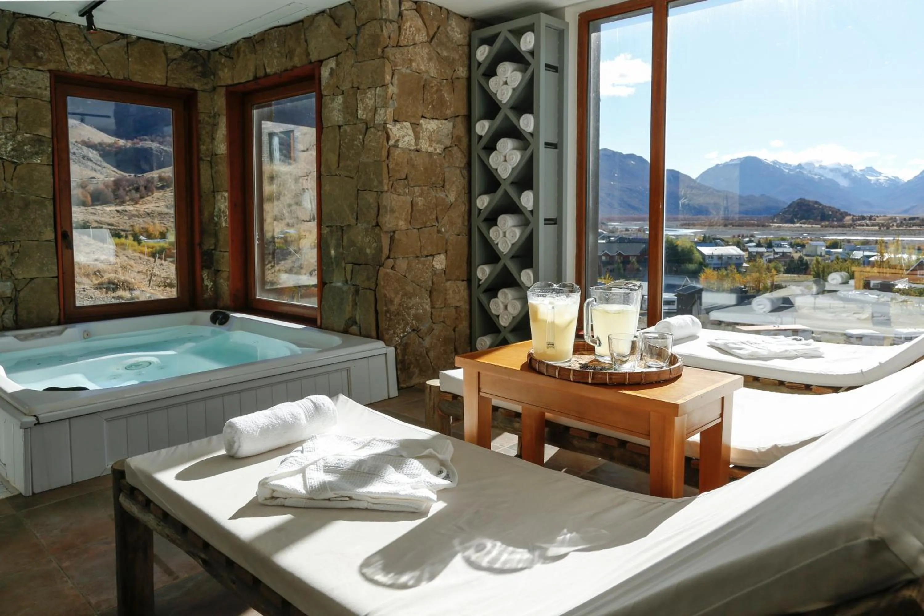 Spa and wellness centre/facilities in Los Cerros del Chaltén Boutique Hotel