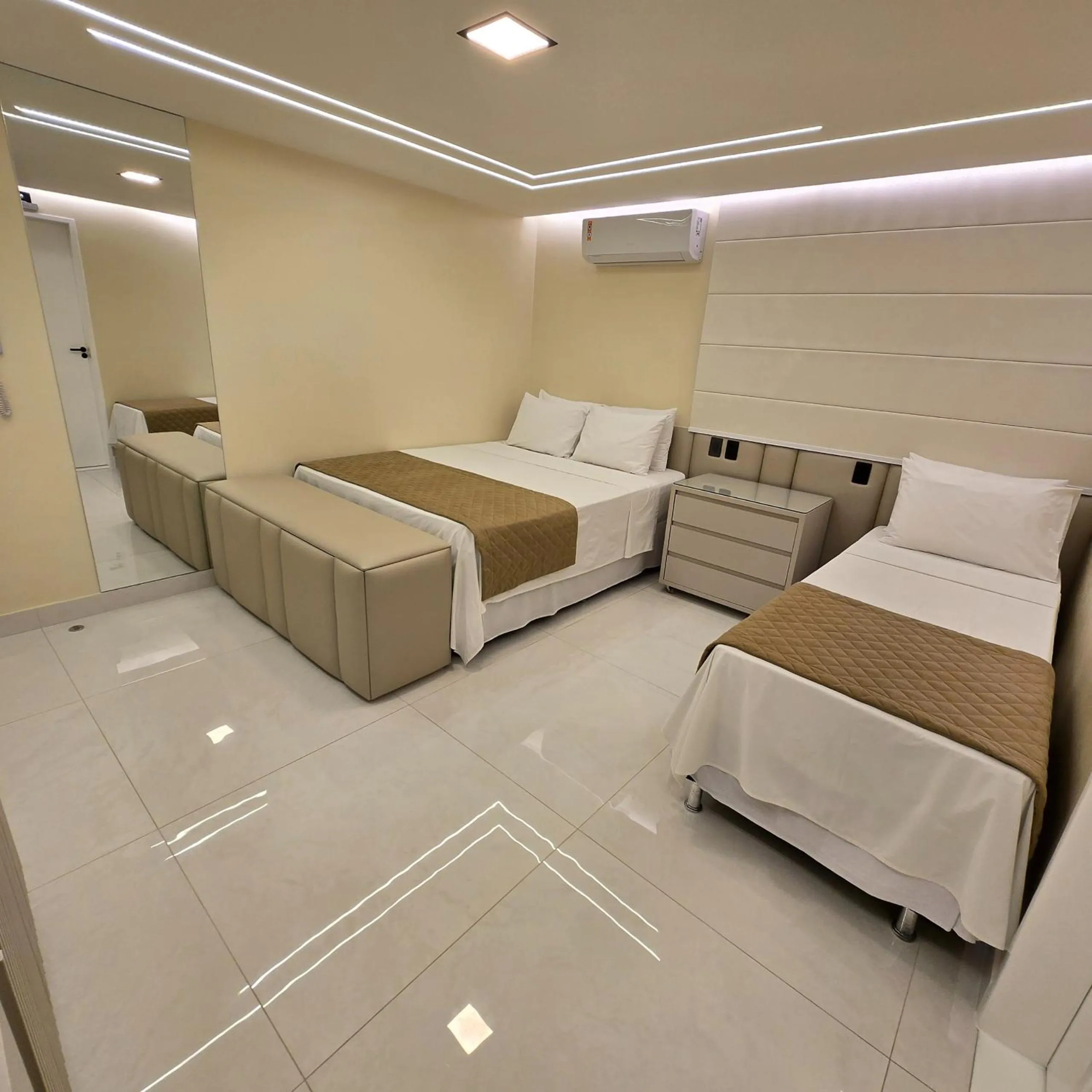 Bed in Jatobá Praia Hotel