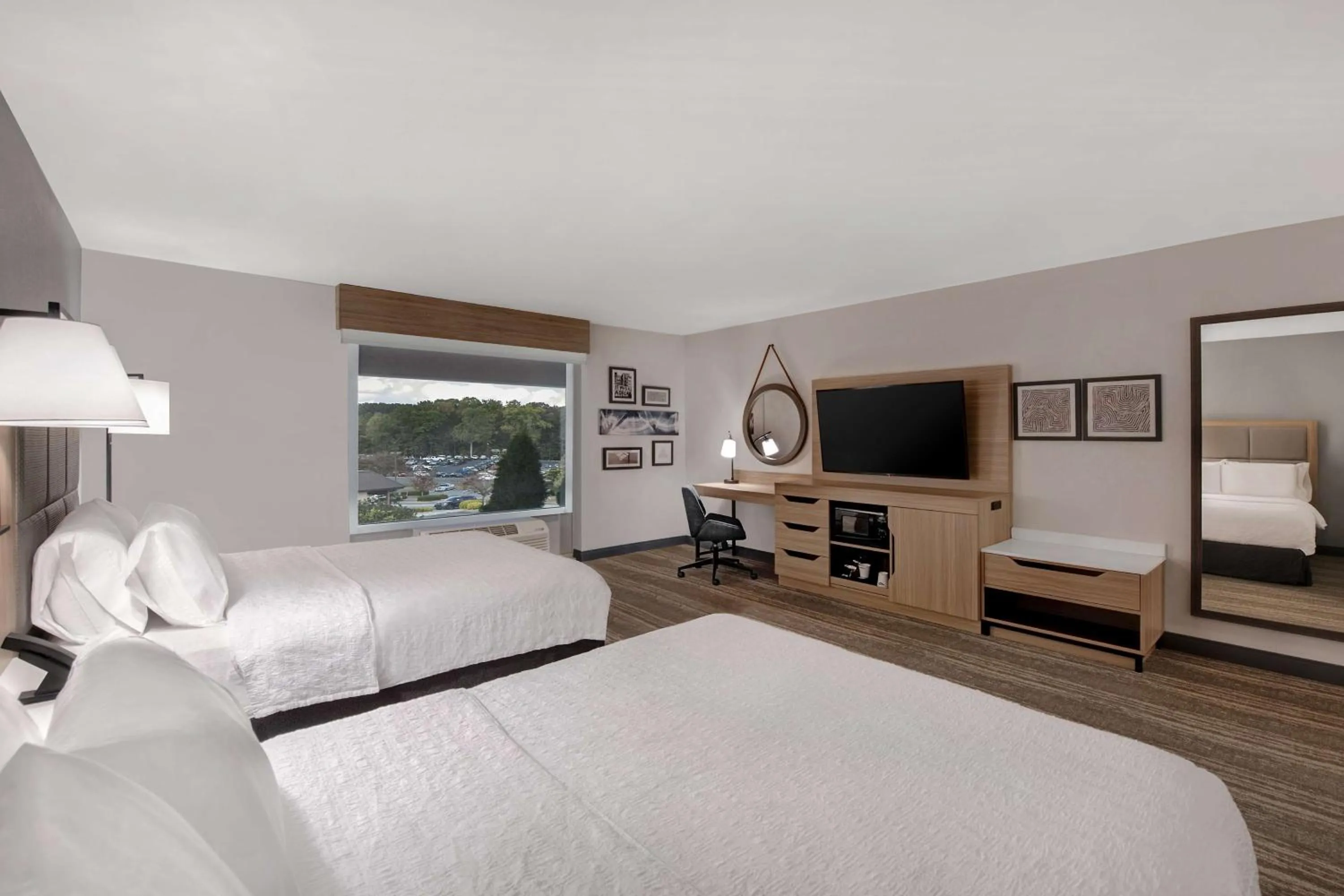 Bedroom, Bed in Hampton Inn Easley