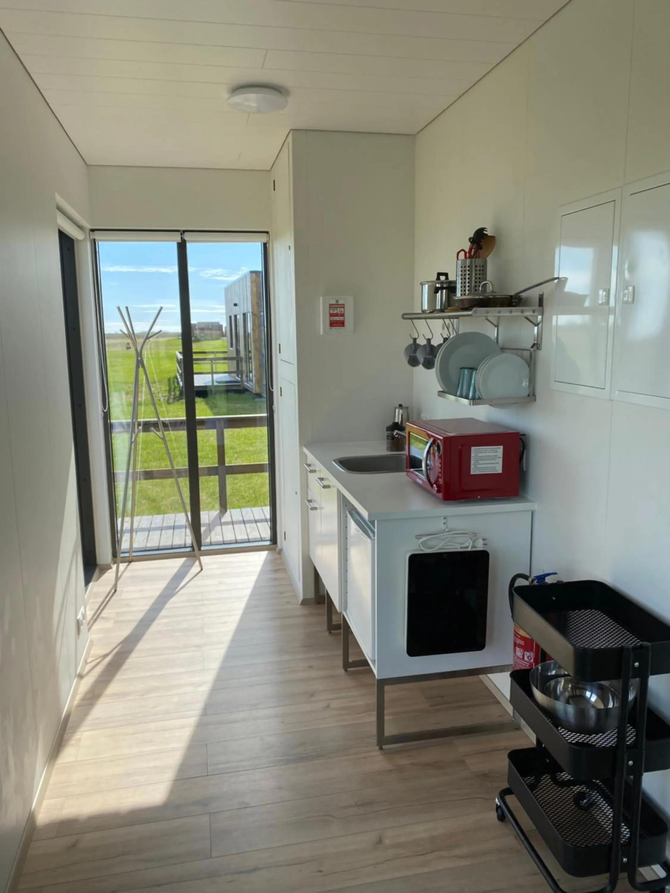 Kitchen or kitchenette in Brú Guesthouse