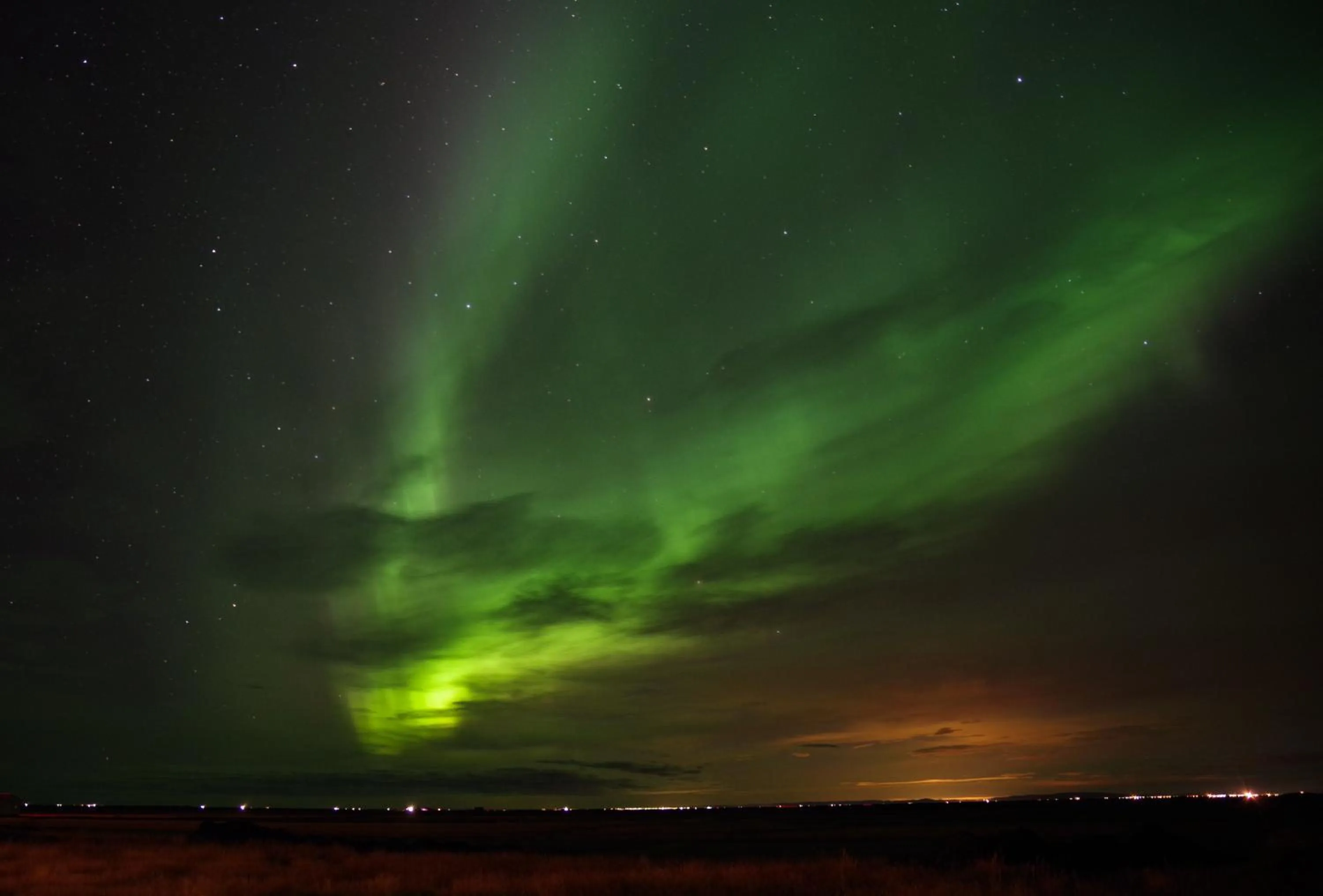Natural landscape in Brú Guesthouse