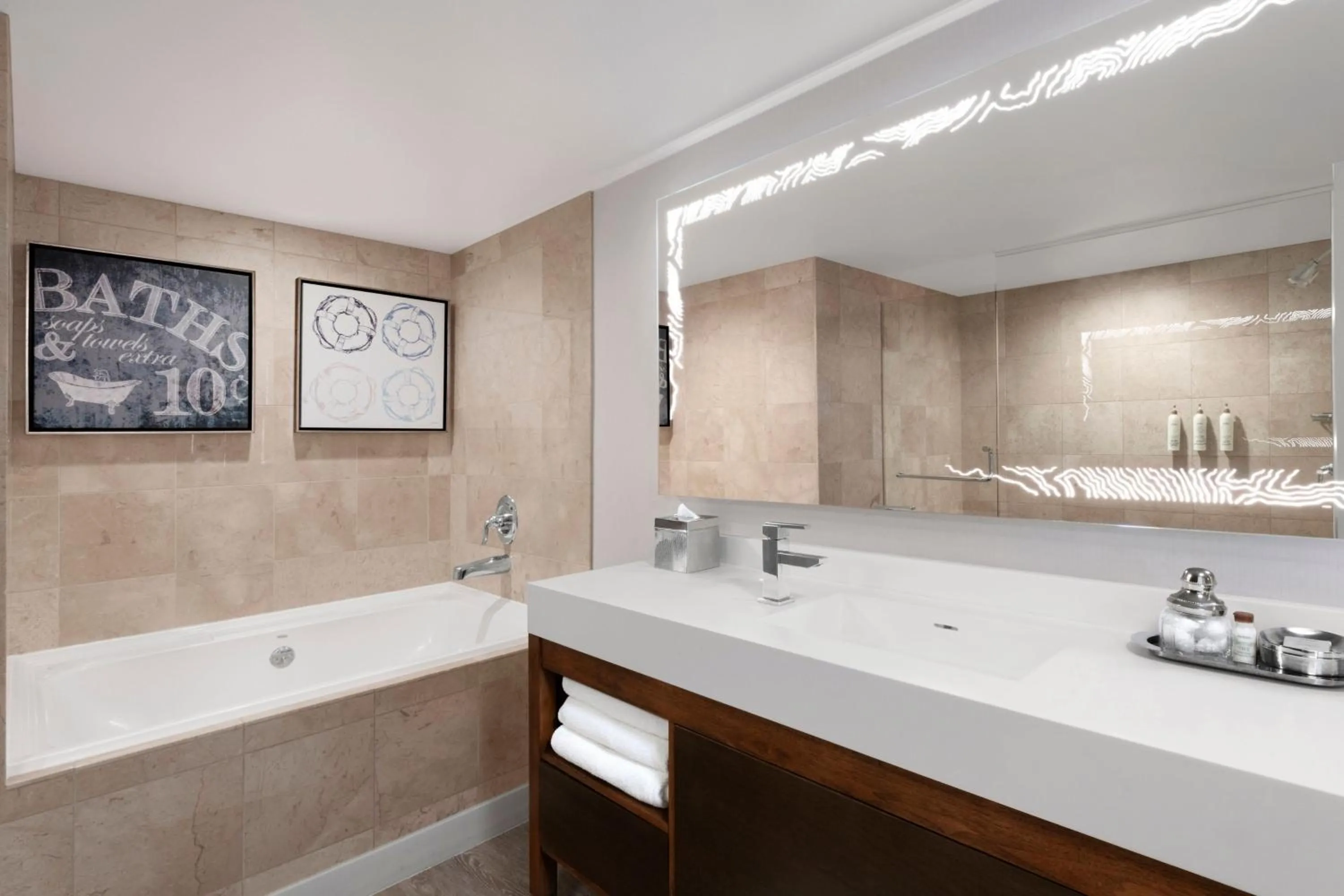 Bathroom in Renaissance Newport Beach Hotel