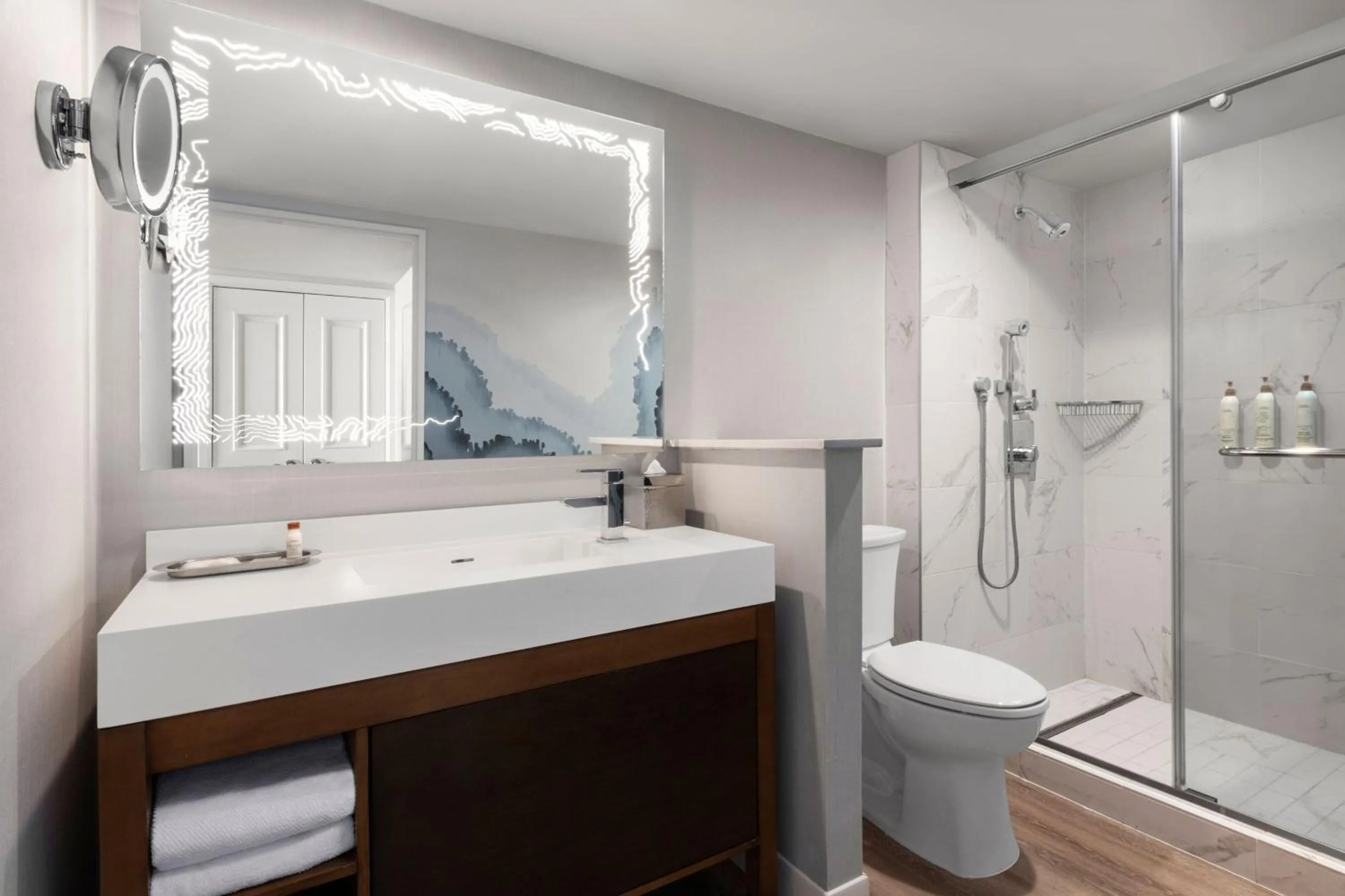 Bathroom in Renaissance Newport Beach Hotel