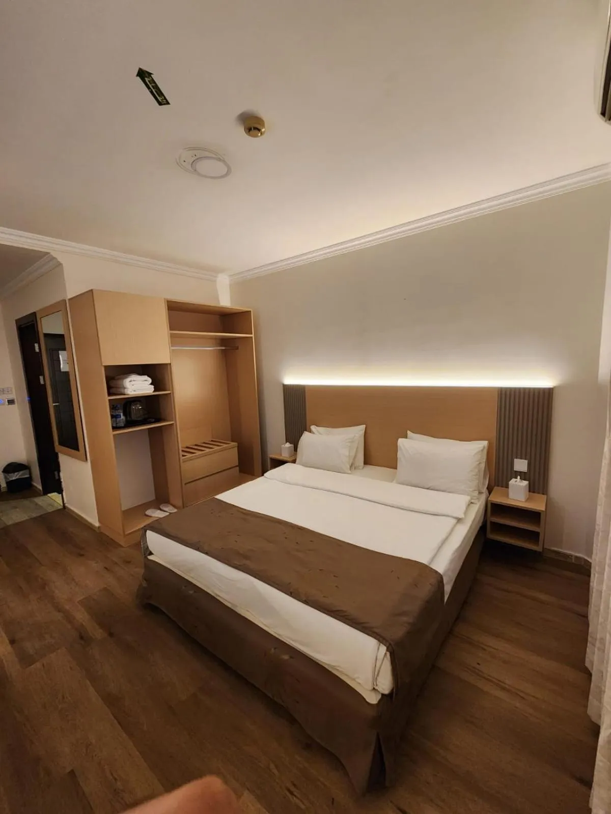 Bed in Sharjah International Airport Hotel