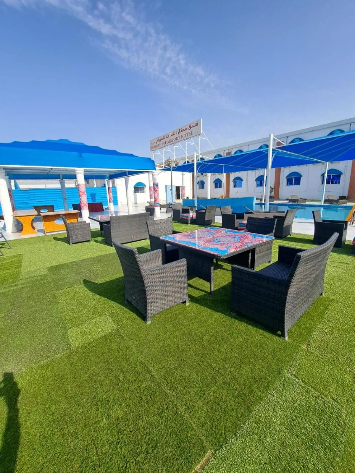 Swimming pool in Sharjah International Airport Hotel