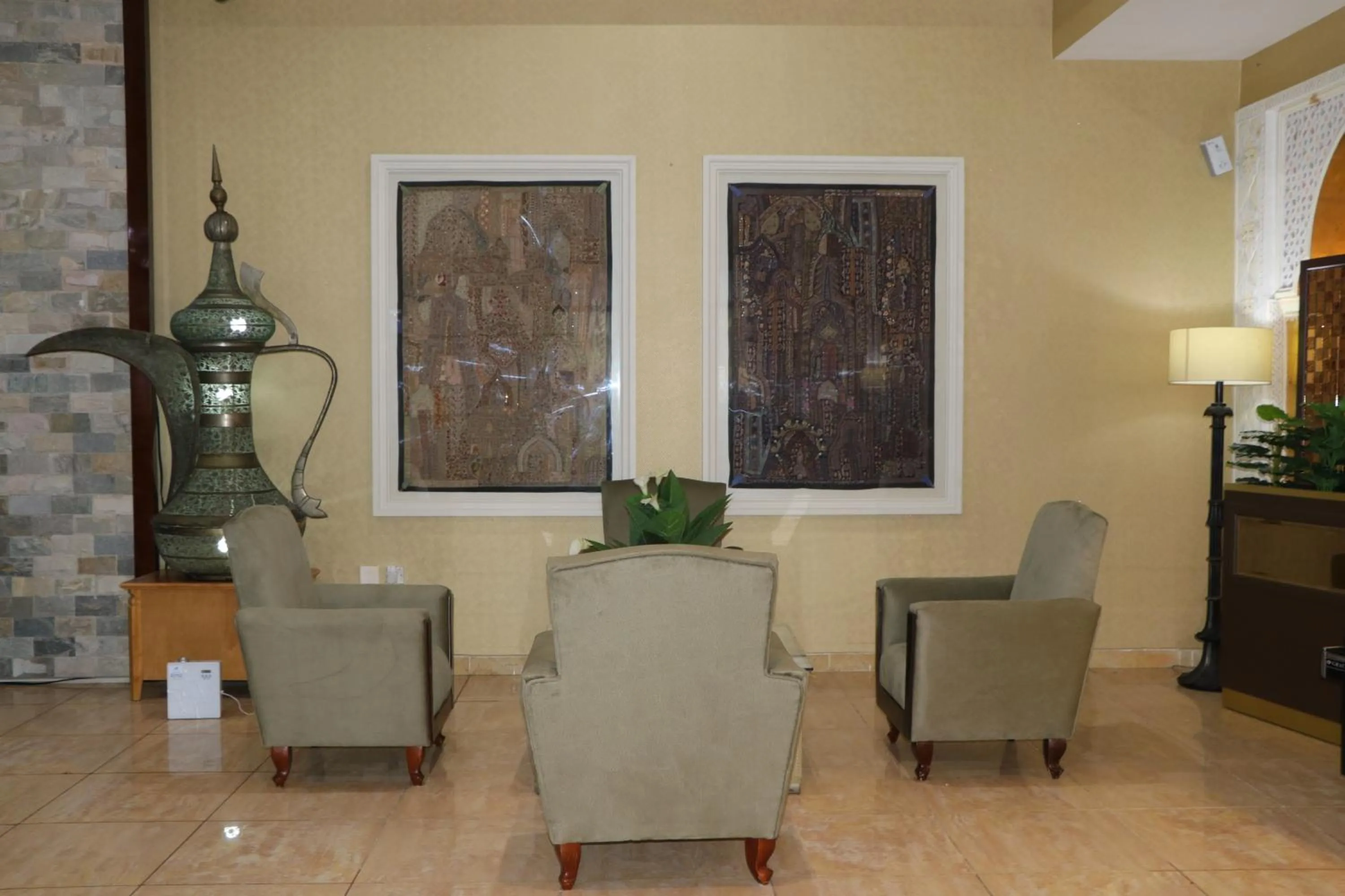 Seating area in Sharjah International Airport Hotel