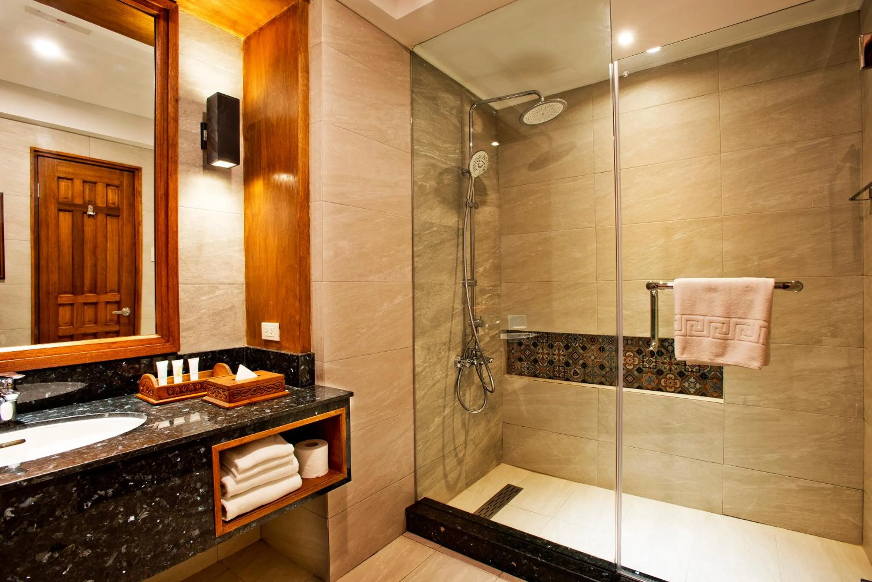 Shower in Costabella Tropical Beach Hotel