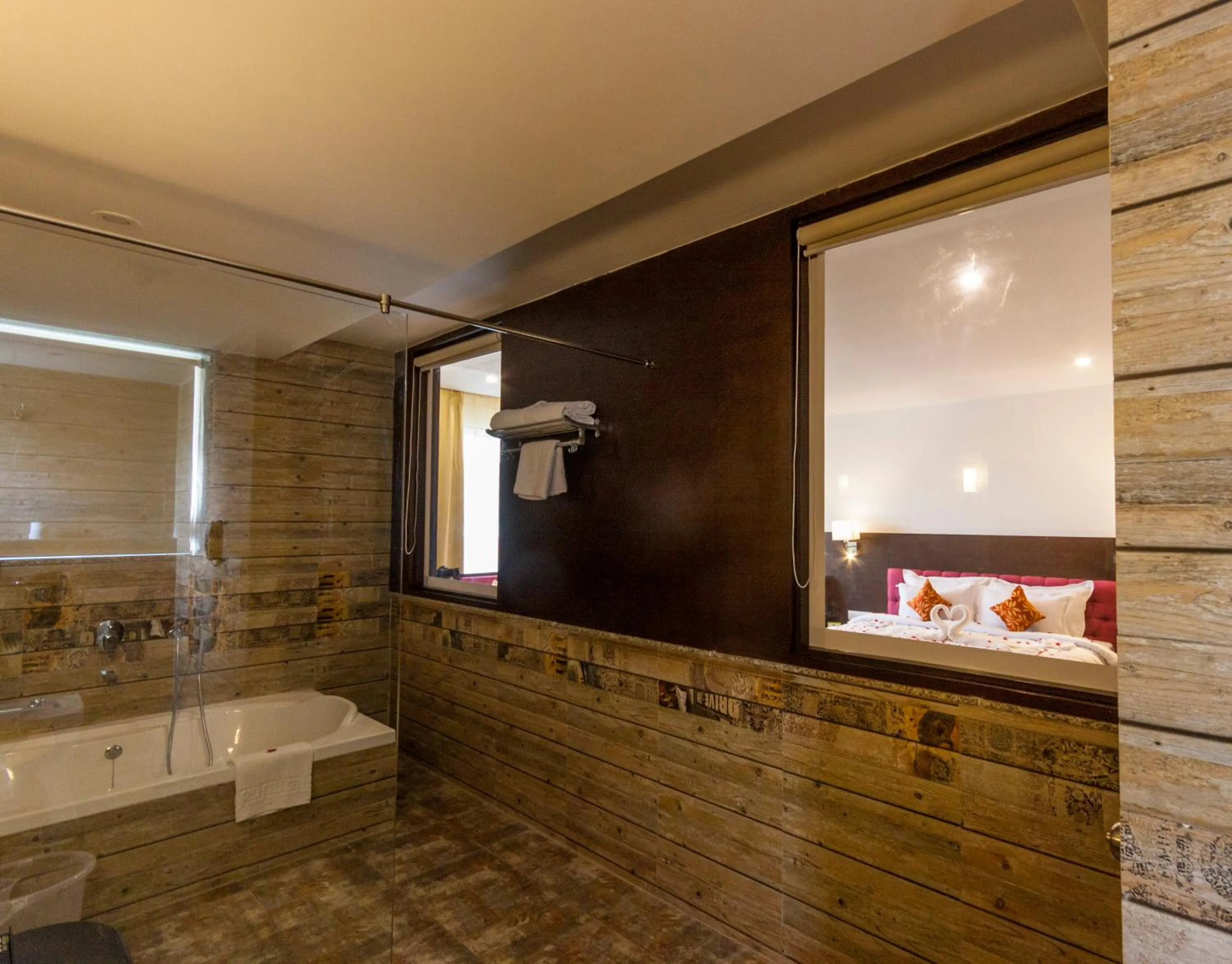 Bathroom in Hotel Udai Median