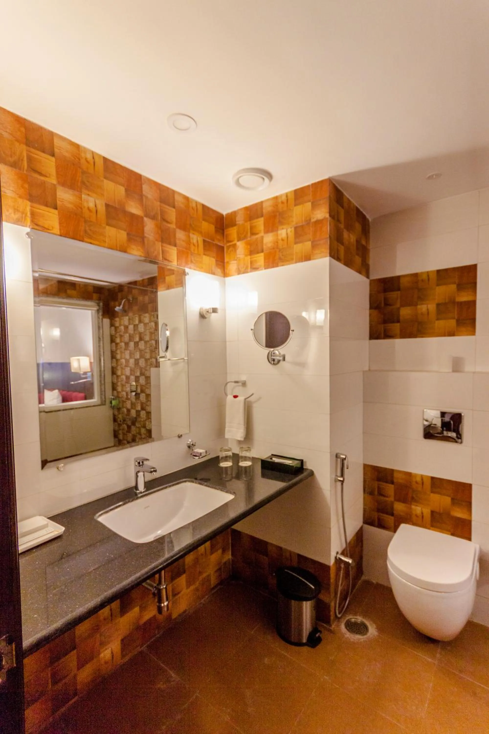 Bathroom in Hotel Udai Median