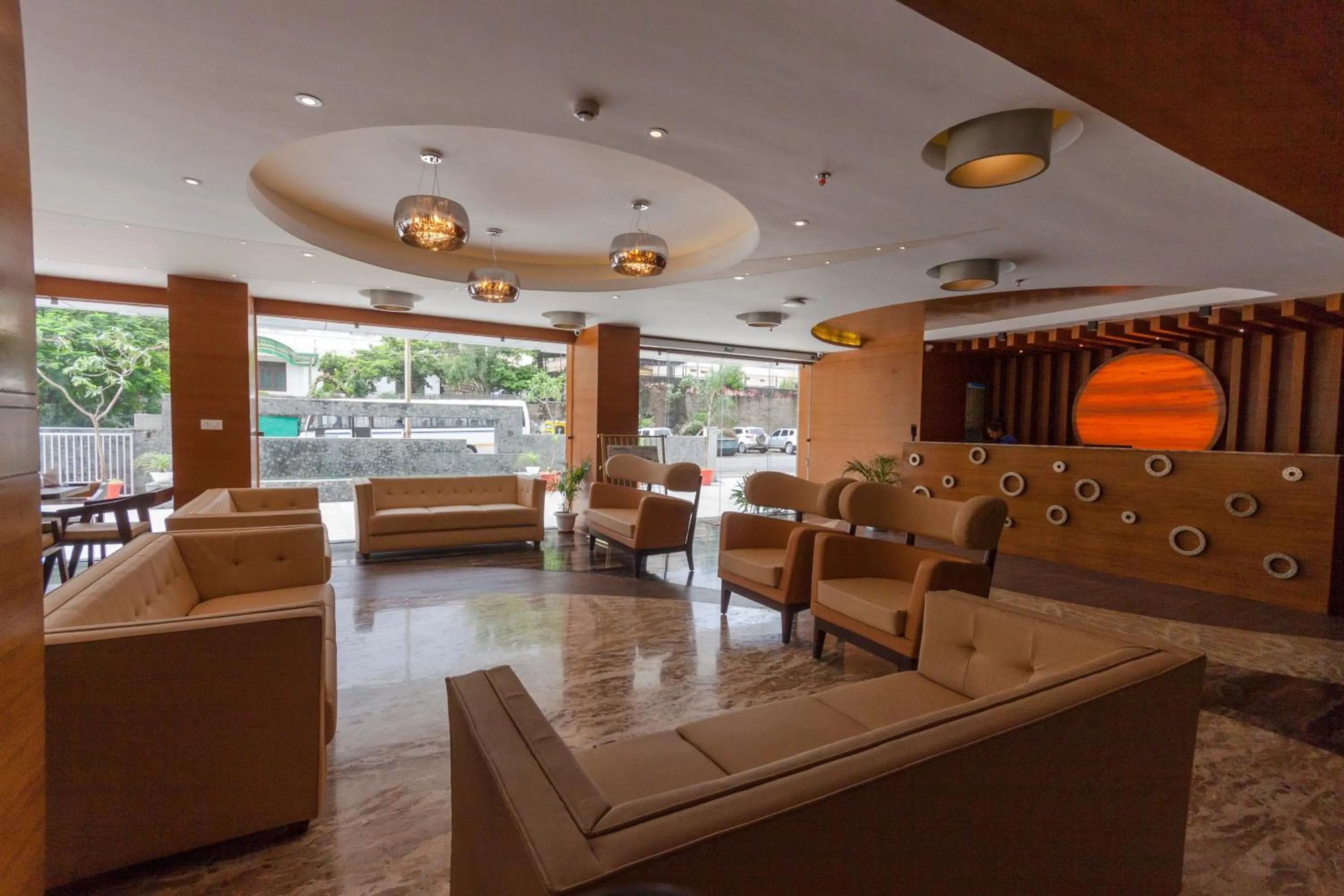 Lobby or reception in Hotel Udai Median