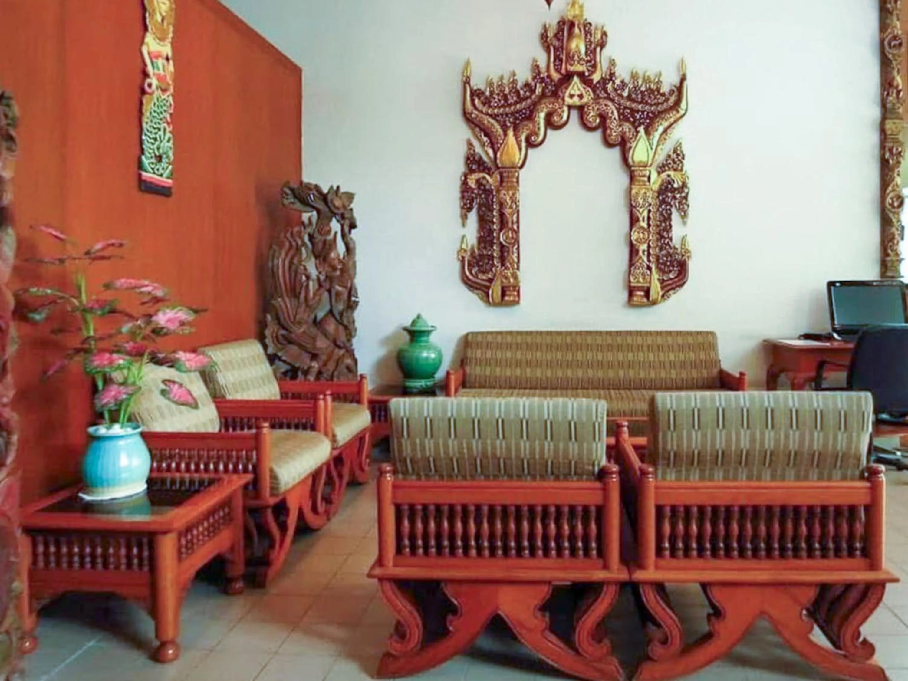 Seating area in Sirin Hotel Hua Hin