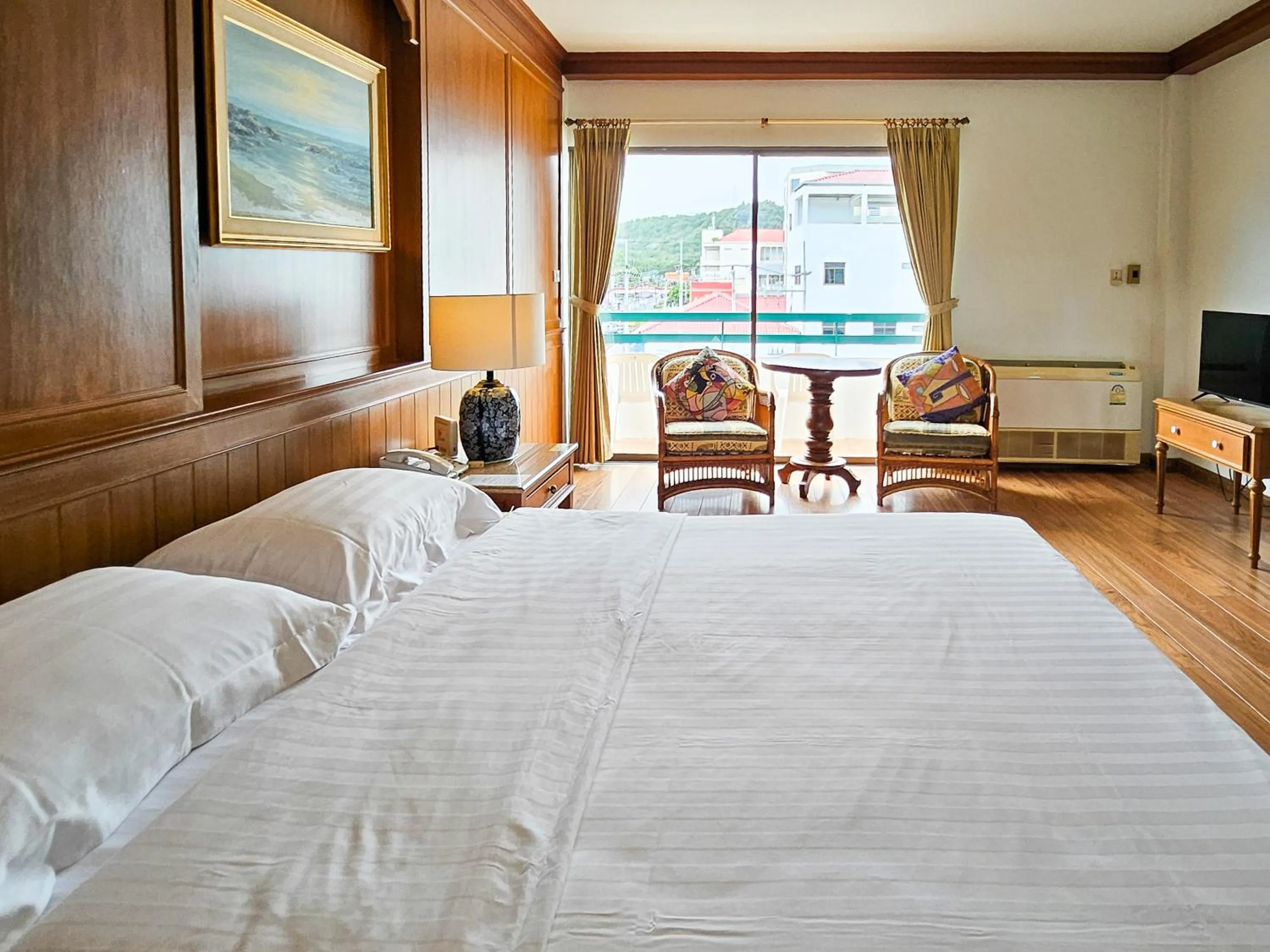 Bed in Sirin Hotel Hua Hin