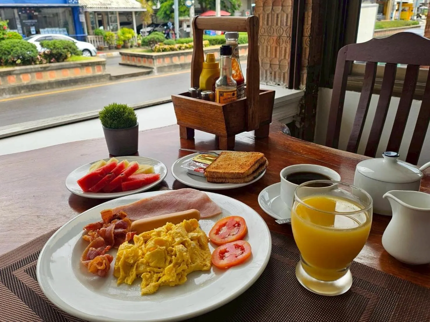 Buffet breakfast in Sirin Hotel Hua Hin