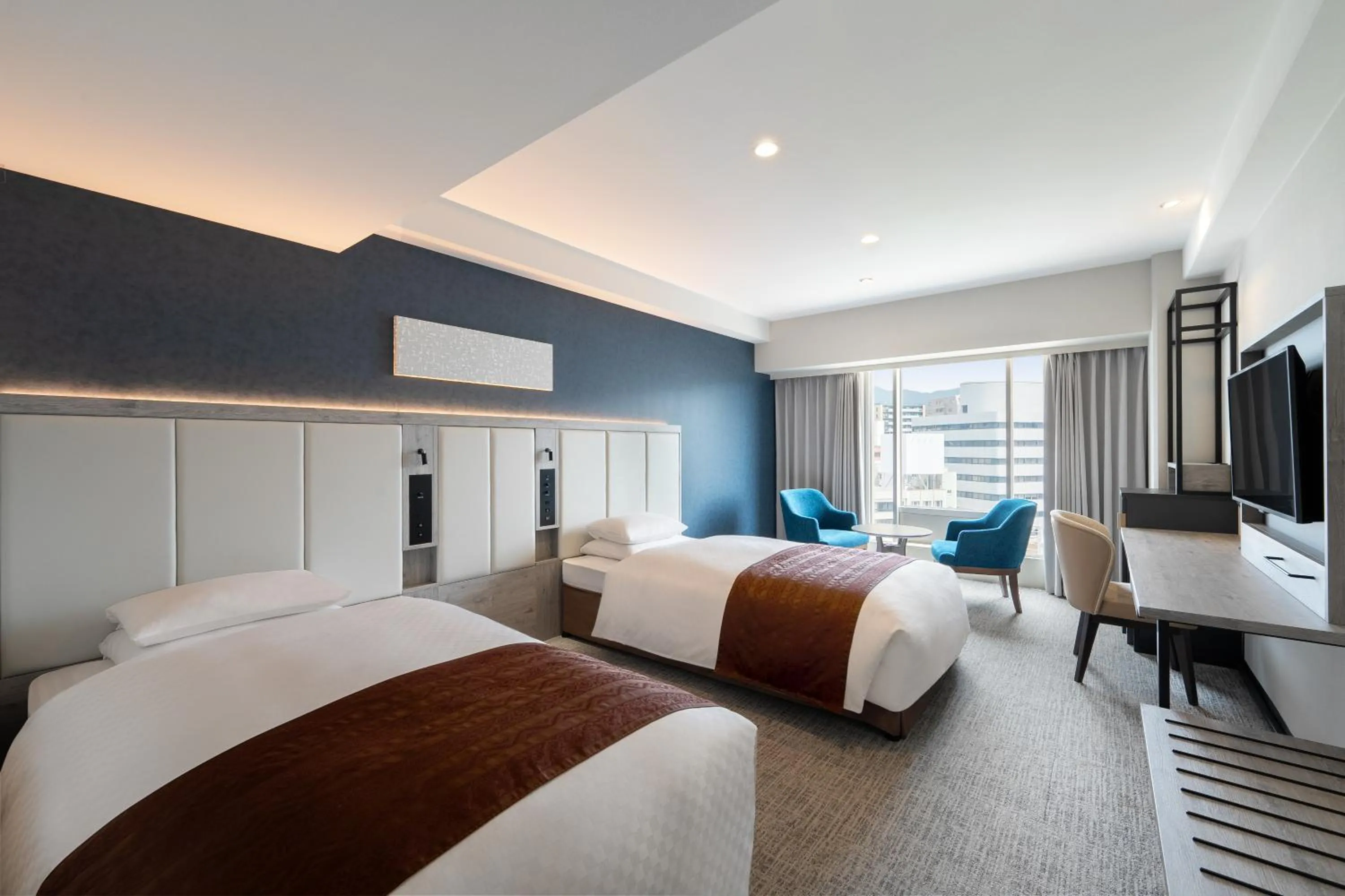 Photo of the whole room, Bed in Hotel New Nagasaki