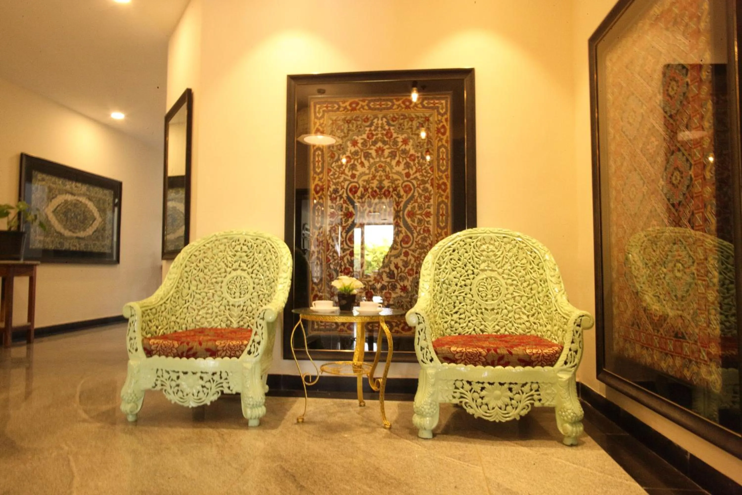 Lobby or reception in Hotel Villa Highnest - Oragadam -Sriperumbudur