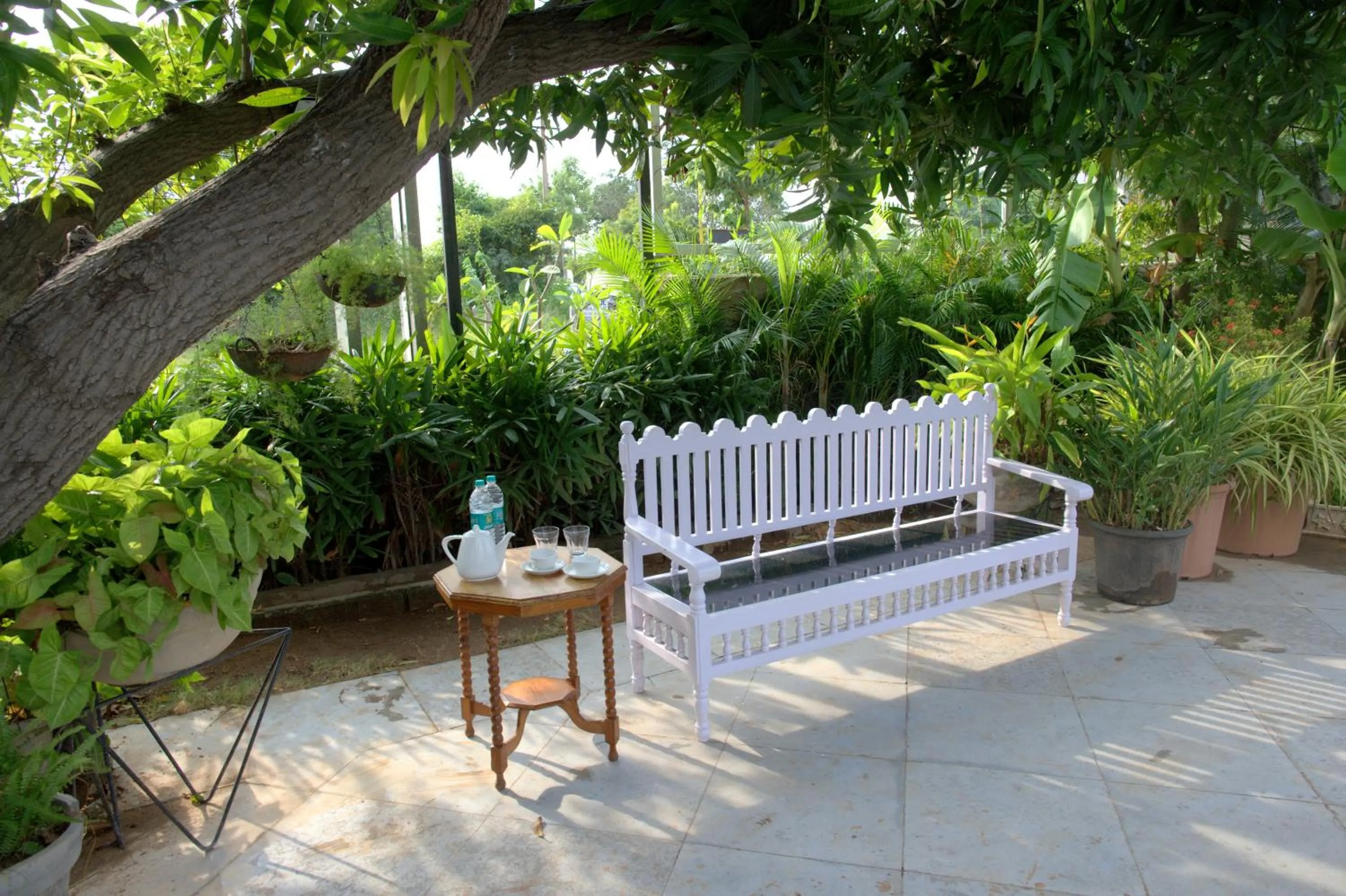 Patio in Hotel Villa Highnest - Oragadam -Sriperumbudur