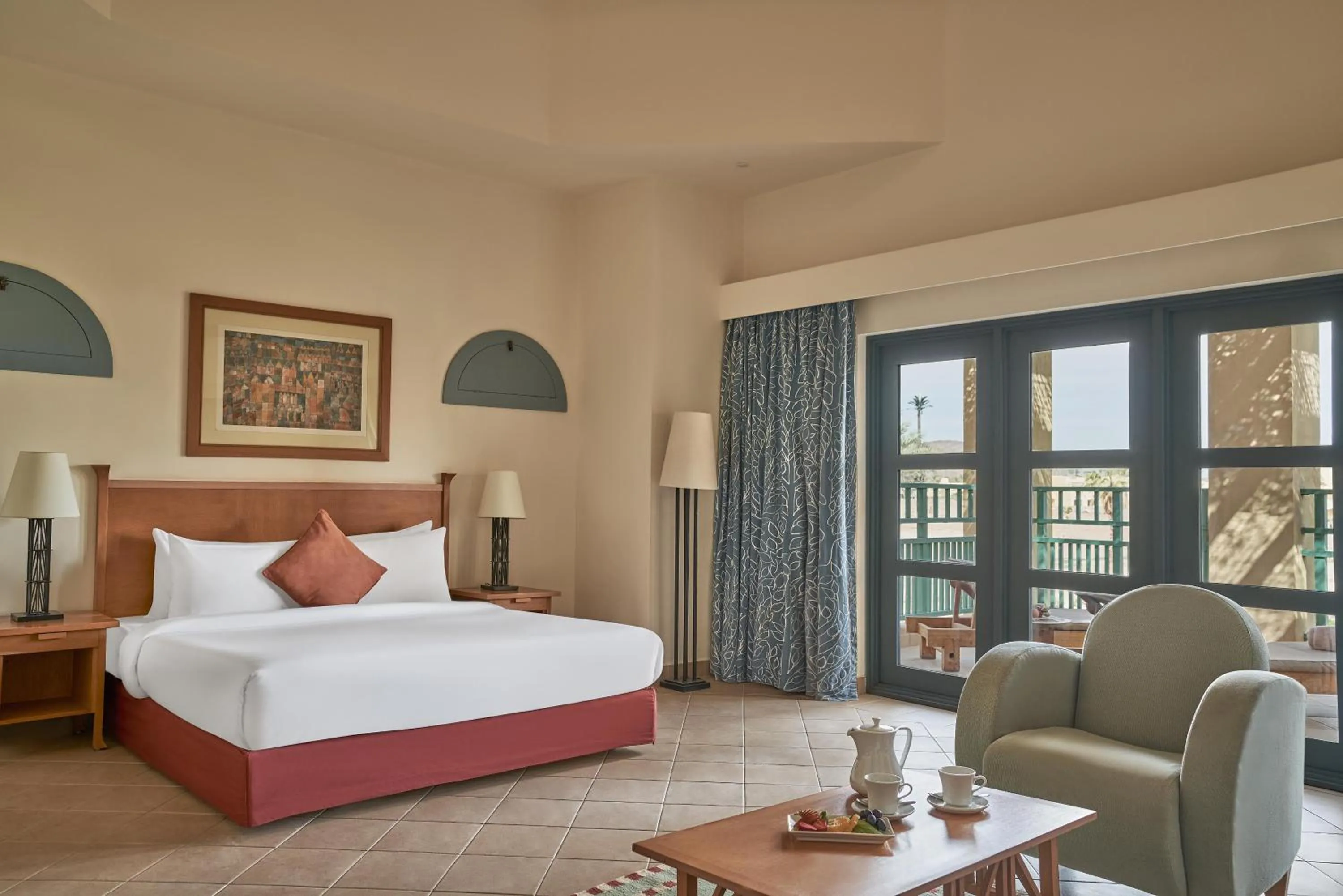 View (from property/room), Bed in Strand Beach Resort