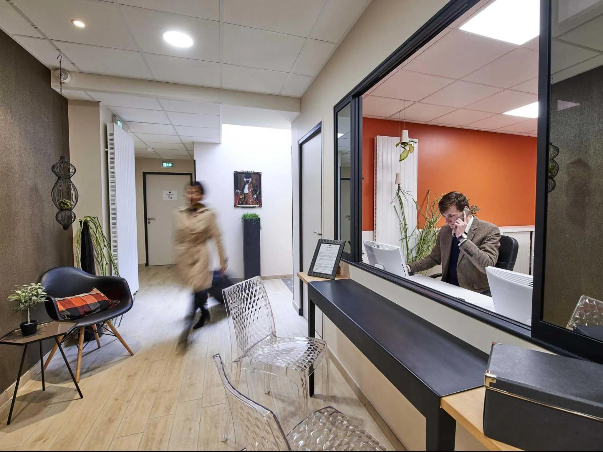 Lobby or reception in L'aparthoteL LhL